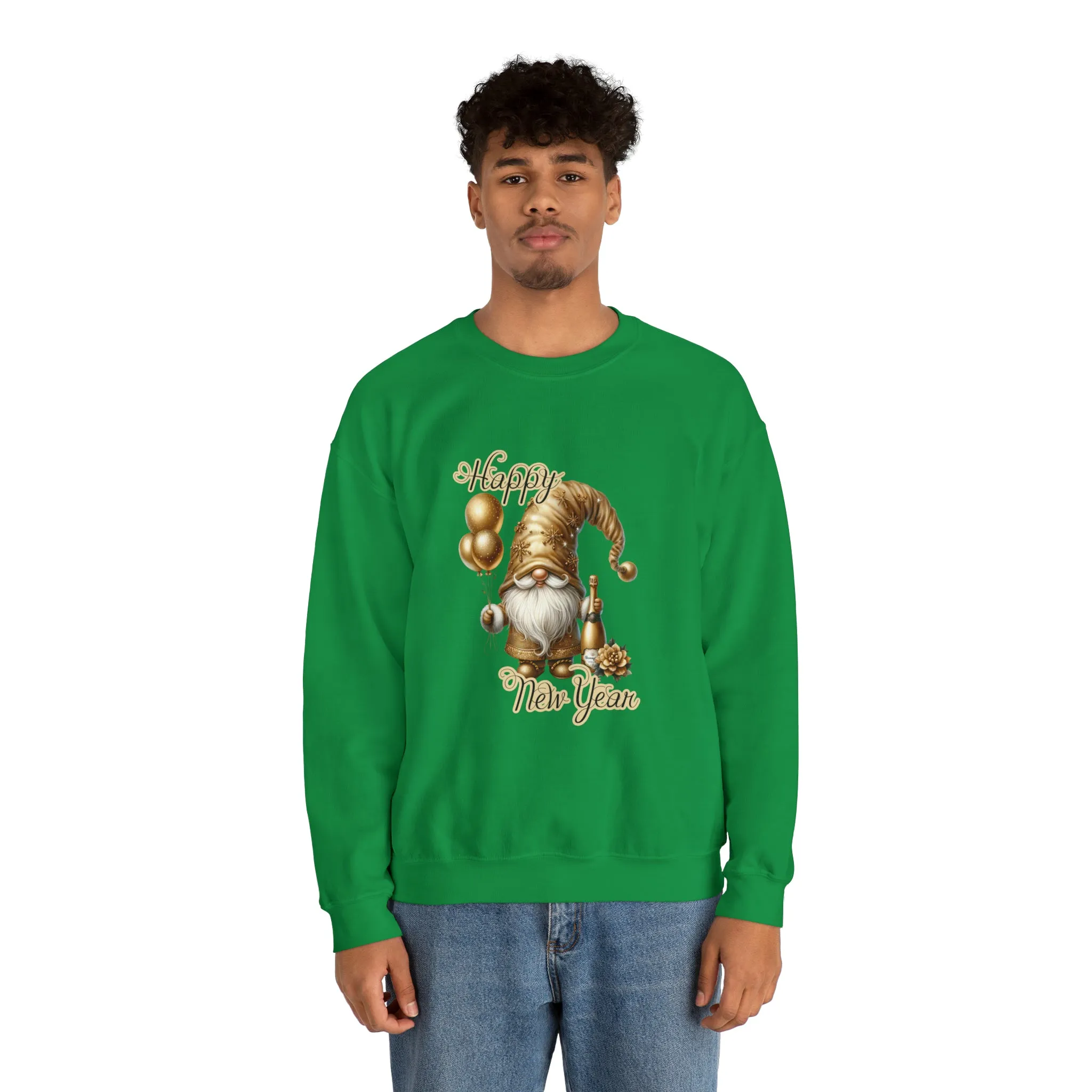 Gnome New Year Unisex Heavy Blend™ Crewneck Sweatshirt