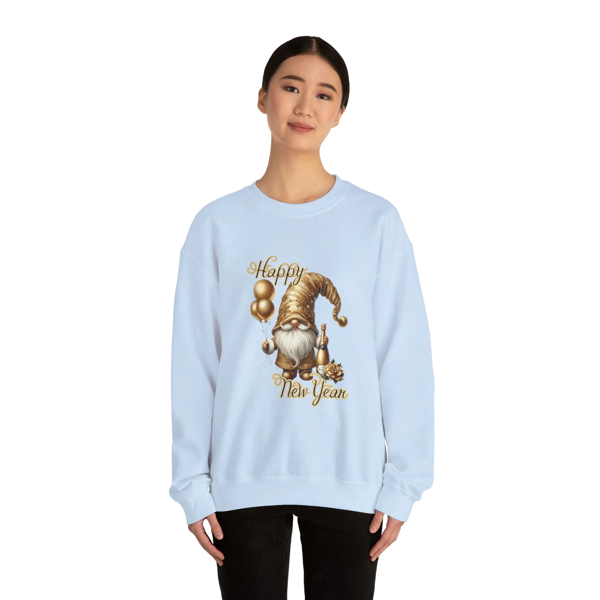 Gnome New Year Unisex Heavy Blend™ Crewneck Sweatshirt