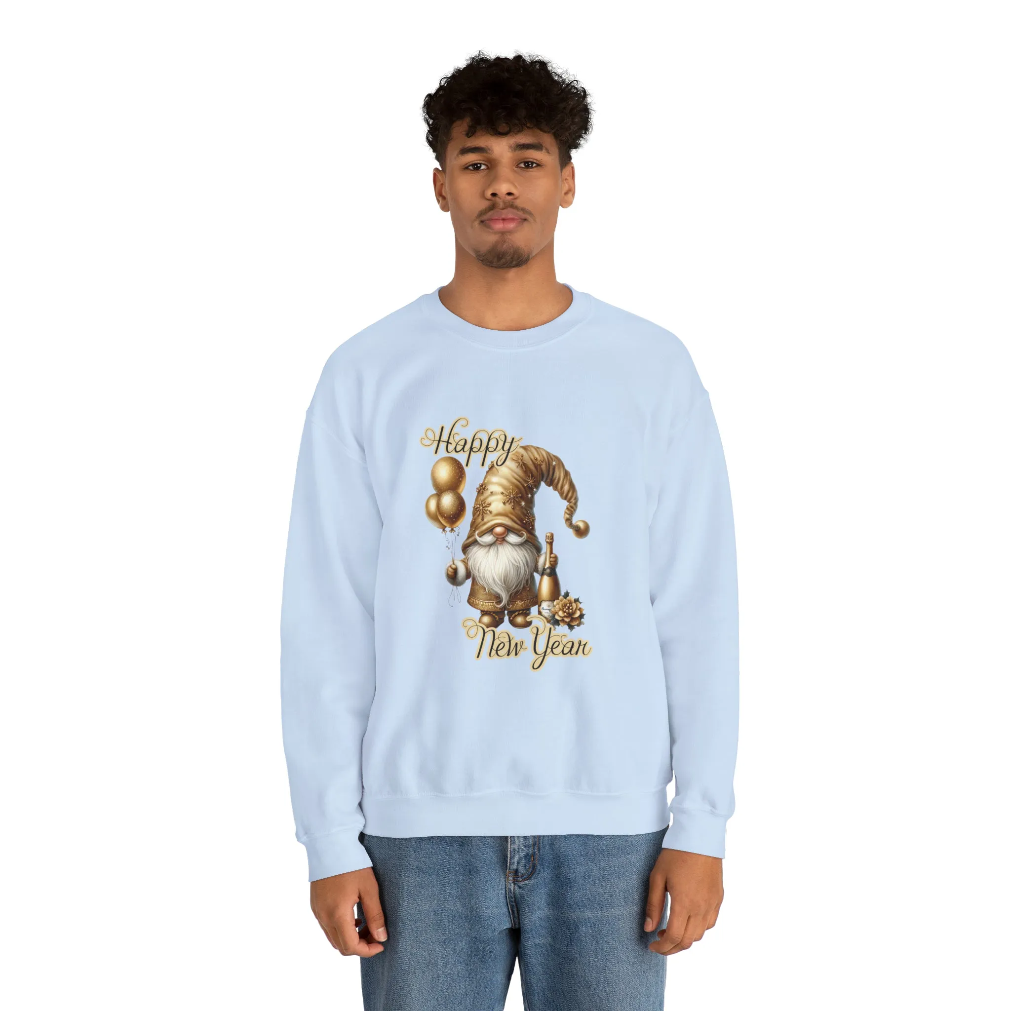 Gnome New Year Unisex Heavy Blend™ Crewneck Sweatshirt