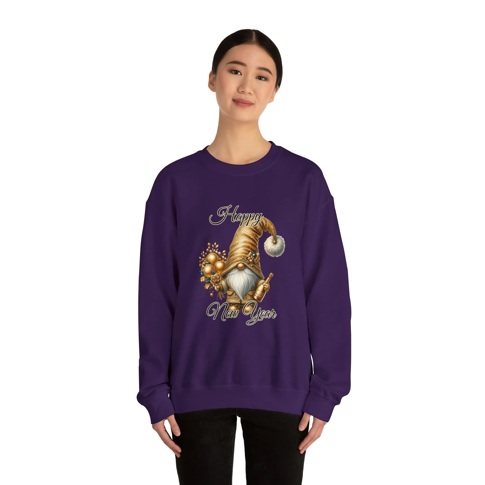 Gnome New Year Unisex Heavy Blend™ Crewneck Sweatshirt