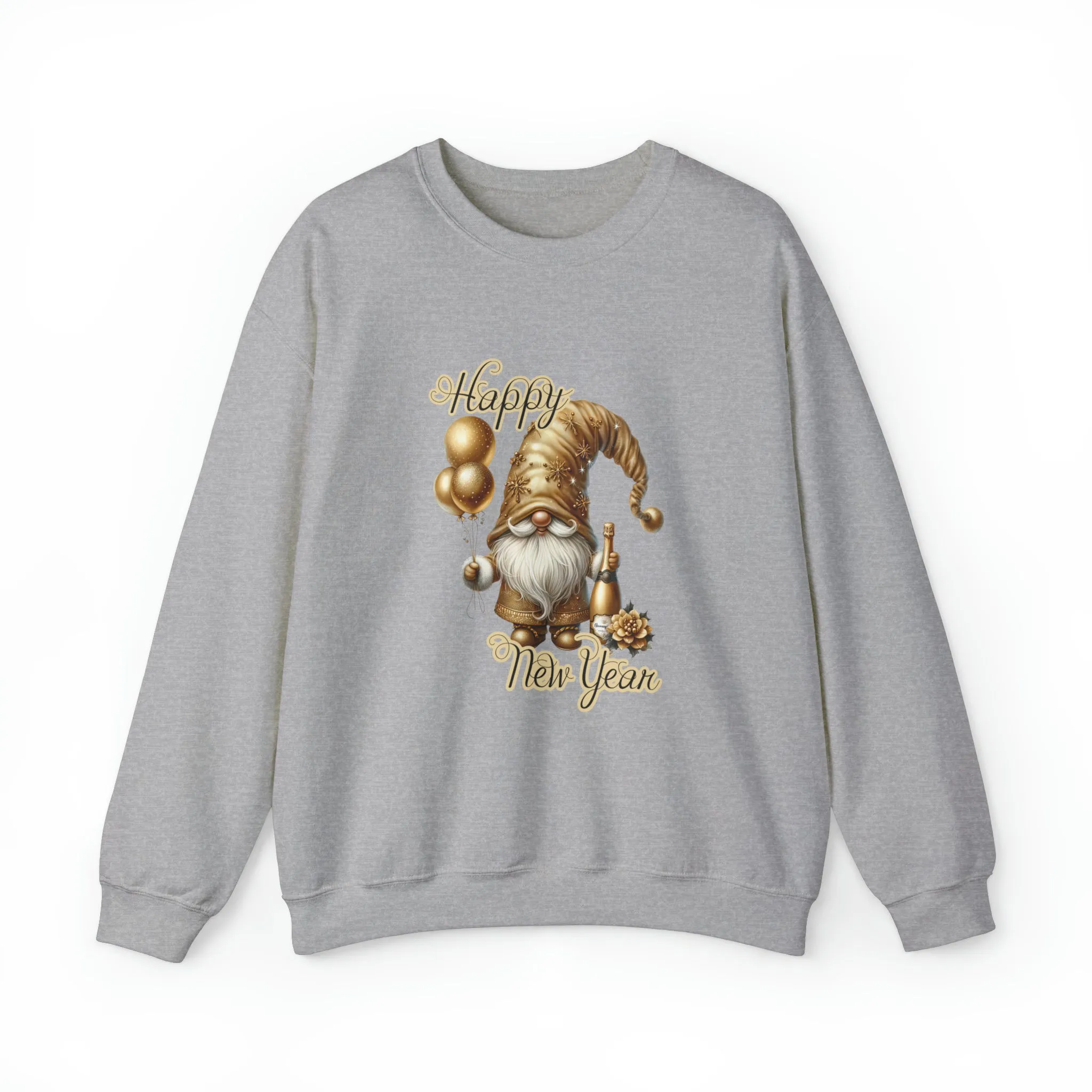 Gnome New Year Unisex Heavy Blend™ Crewneck Sweatshirt