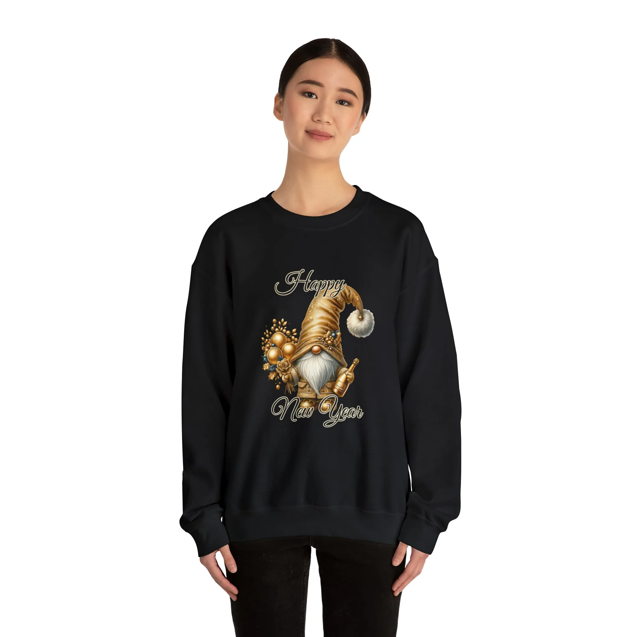 Gnome New Year Unisex Heavy Blend™ Crewneck Sweatshirt