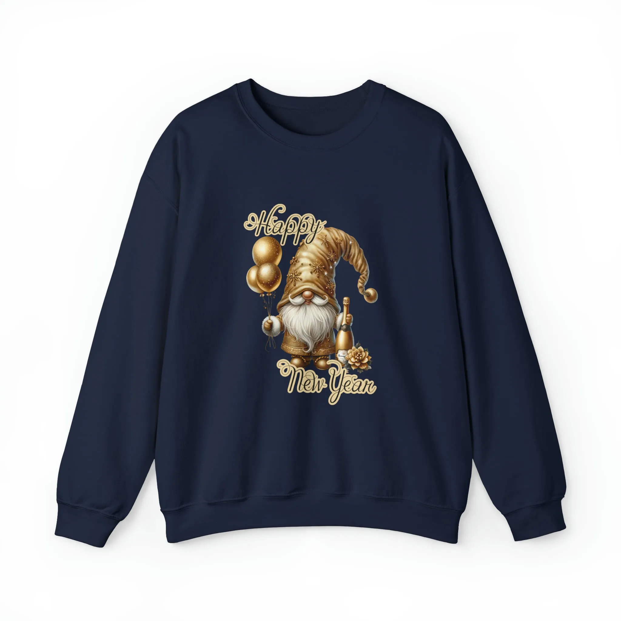 Gnome New Year Unisex Heavy Blend™ Crewneck Sweatshirt