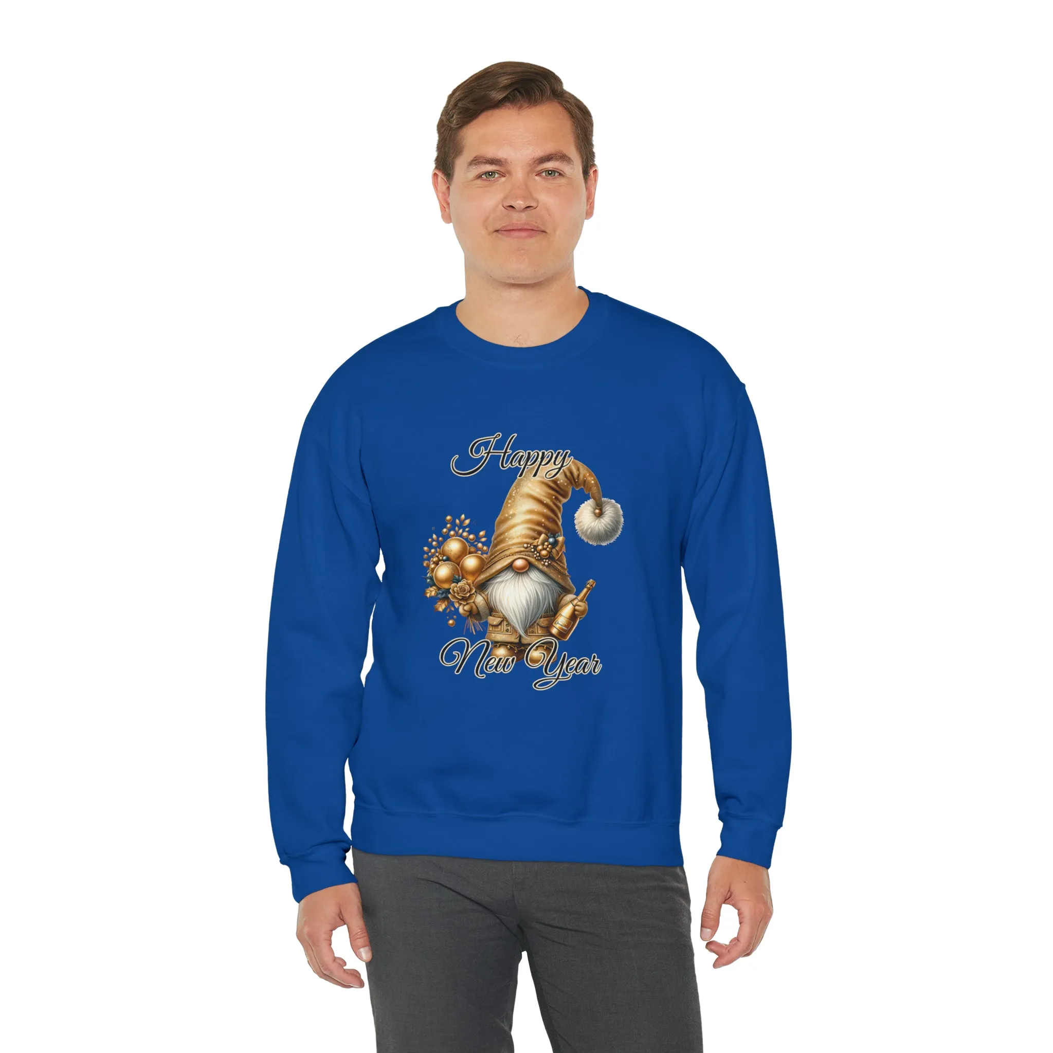 Gnome New Year Unisex Heavy Blend™ Crewneck Sweatshirt