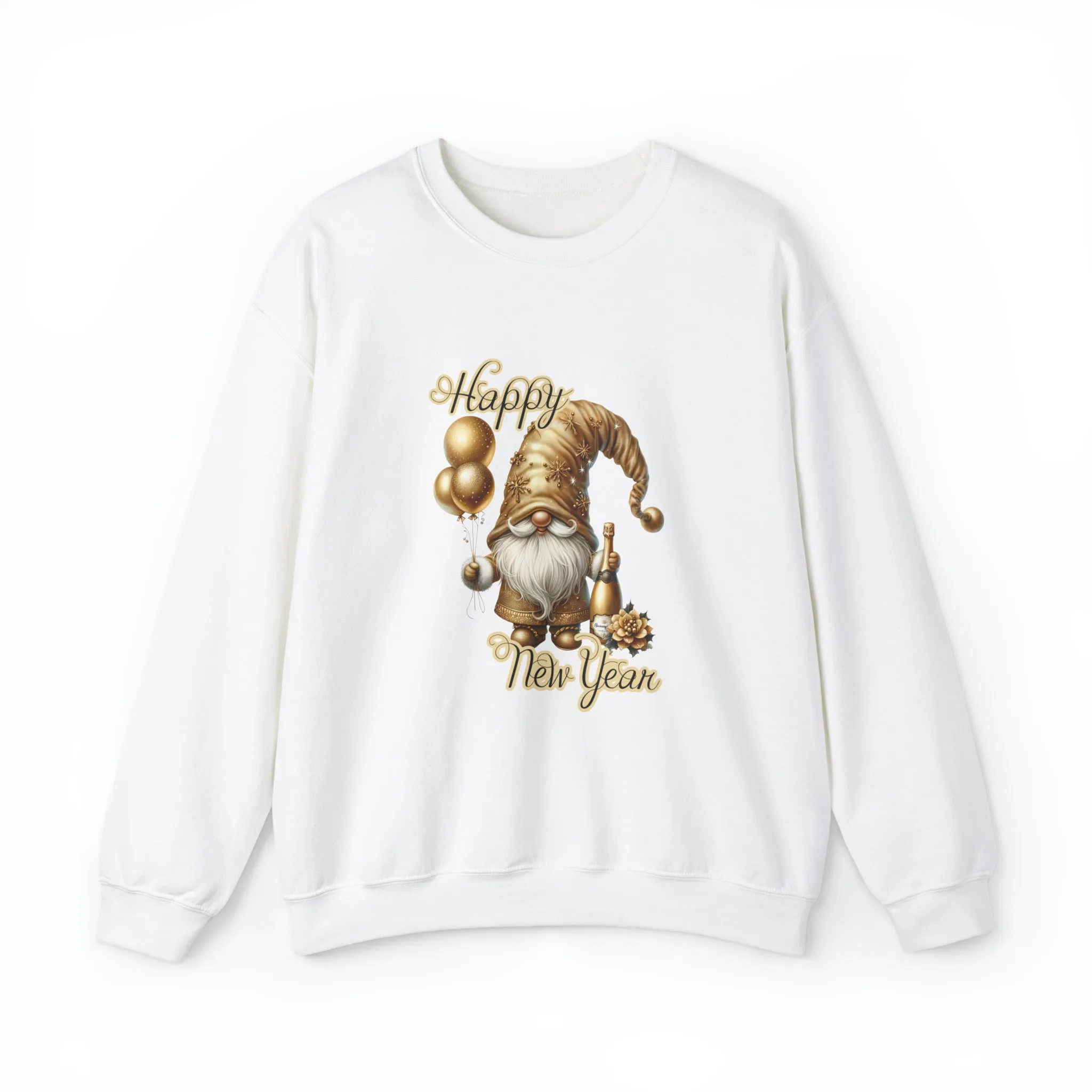 Gnome New Year Unisex Heavy Blend™ Crewneck Sweatshirt