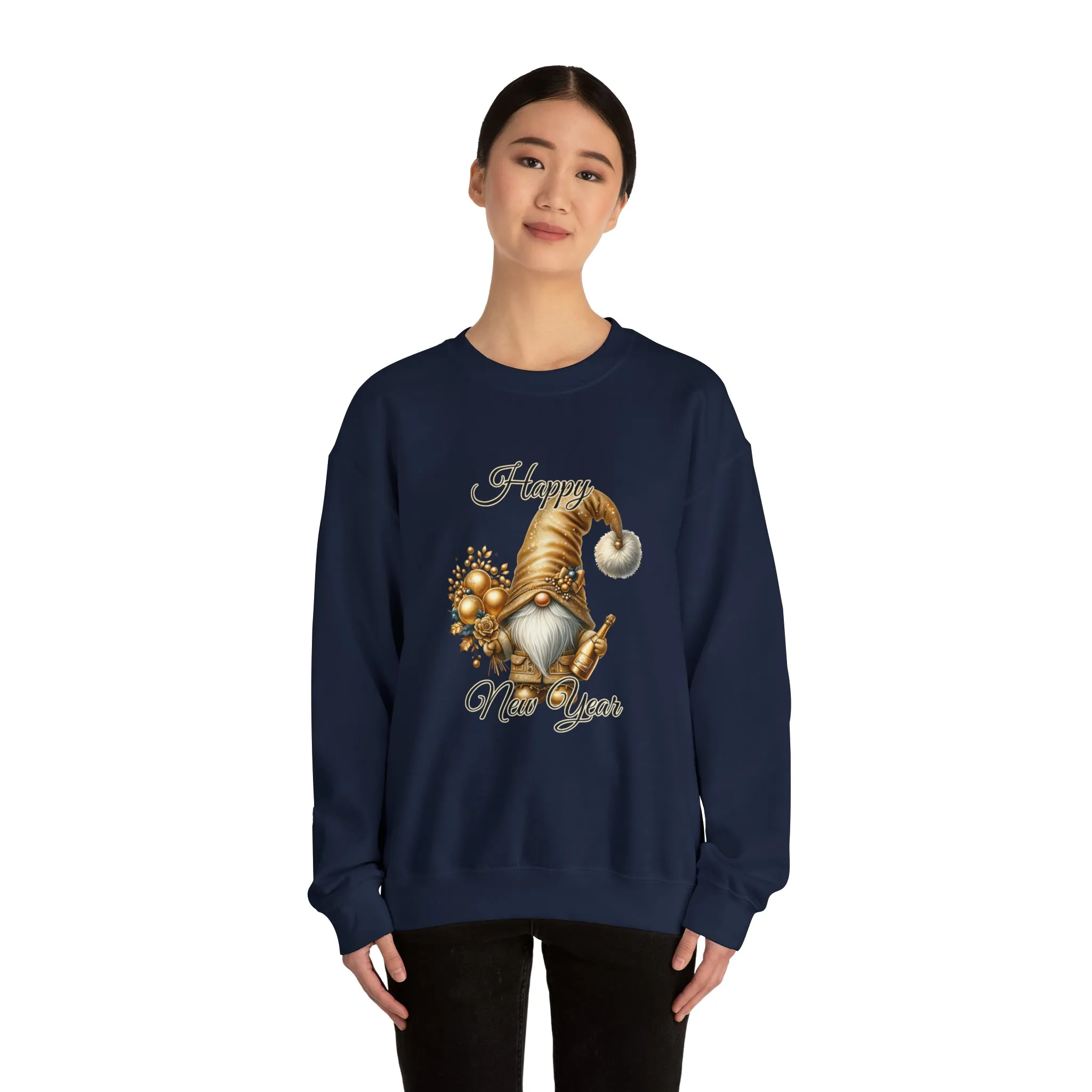 Gnome New Year Unisex Heavy Blend™ Crewneck Sweatshirt