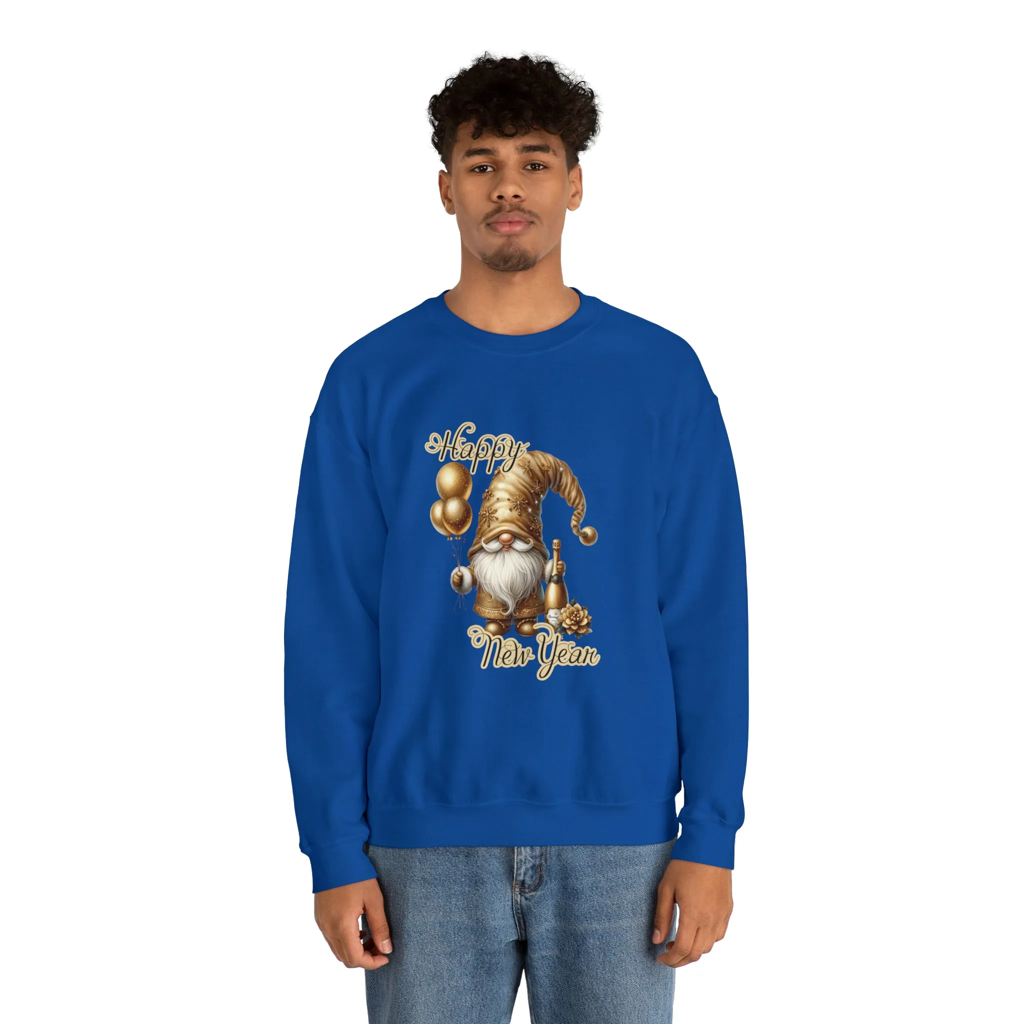 Gnome New Year Unisex Heavy Blend™ Crewneck Sweatshirt