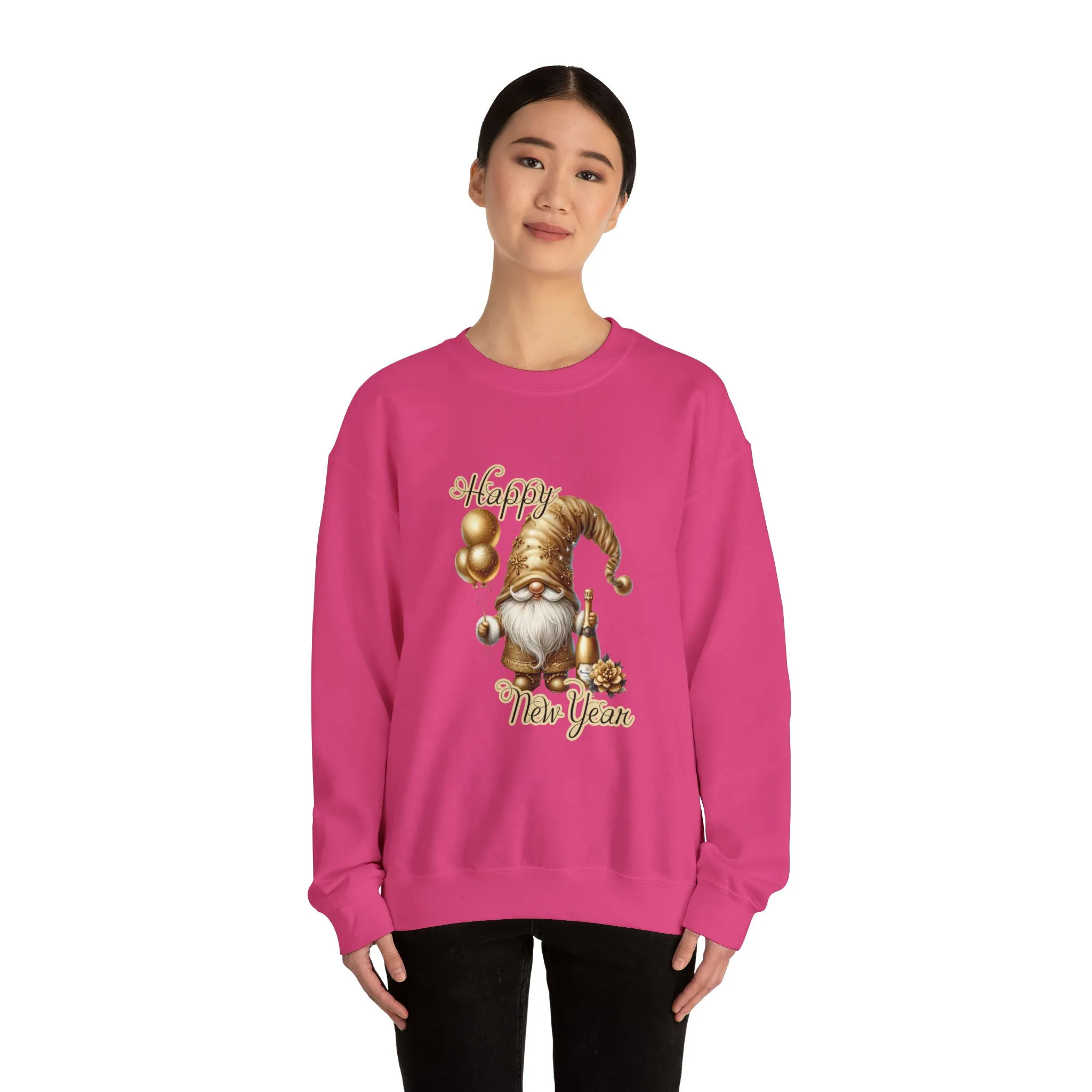 Gnome New Year Unisex Heavy Blend™ Crewneck Sweatshirt