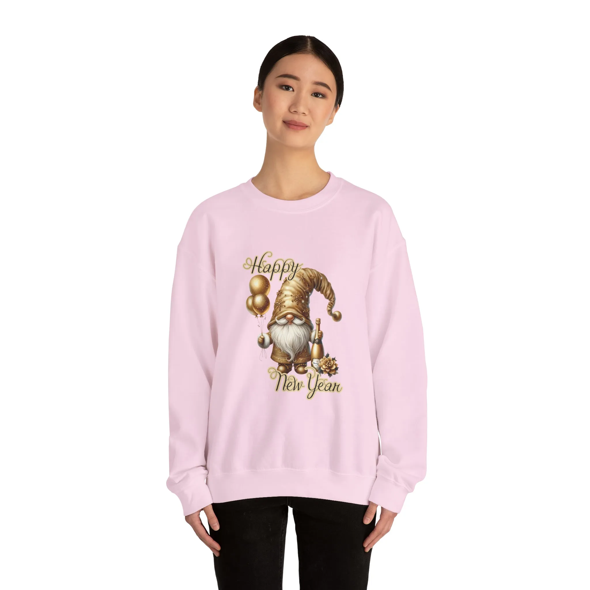 Gnome New Year Unisex Heavy Blend™ Crewneck Sweatshirt