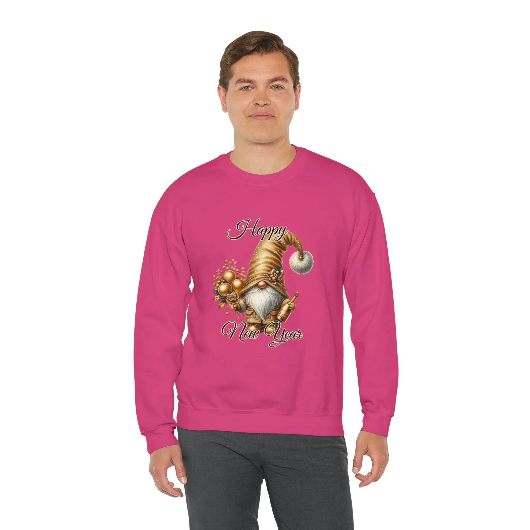 Gnome New Year Unisex Heavy Blend™ Crewneck Sweatshirt