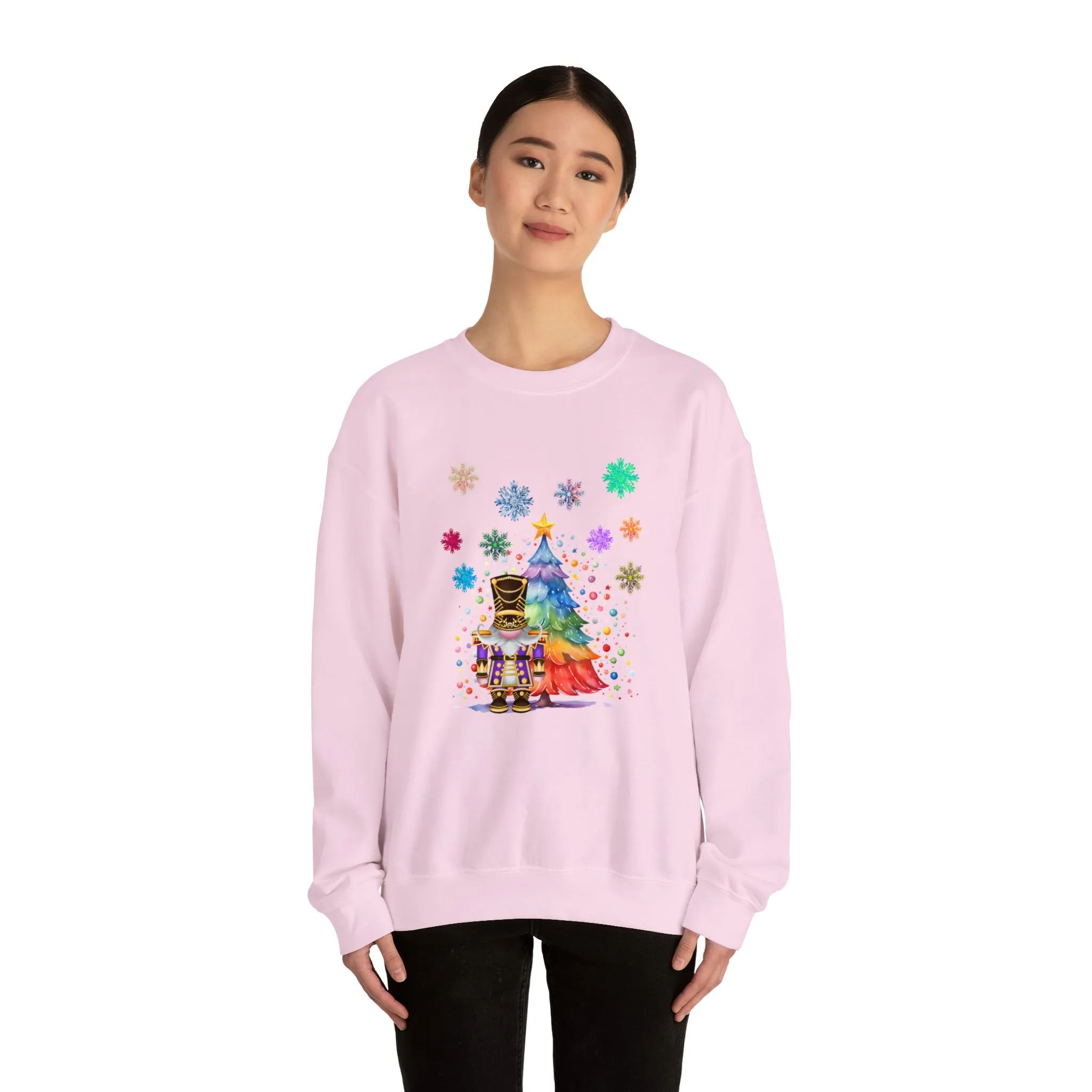 Gnome Nutcracker Unisex Heavy Blend™ Crewneck Sweatshirt