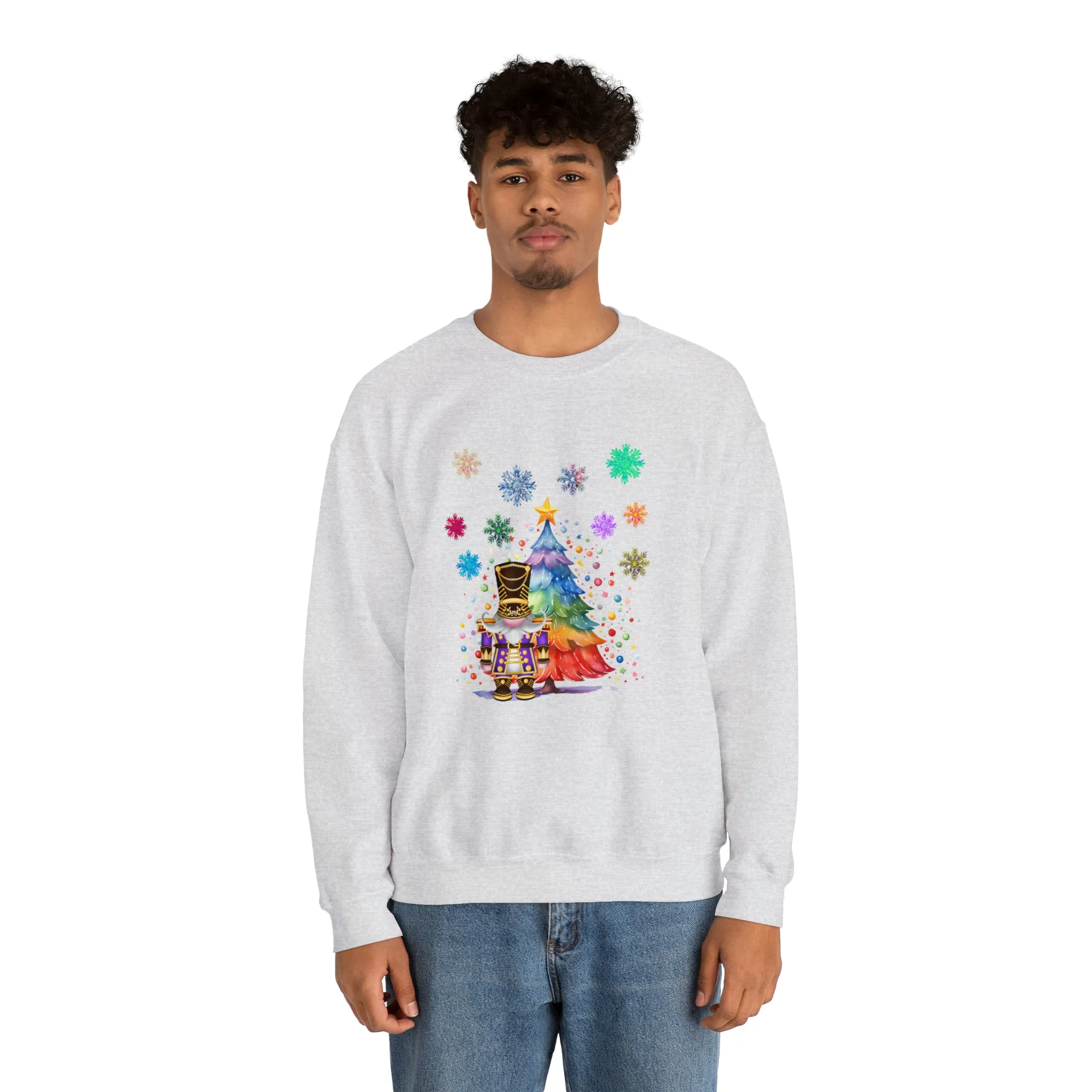 Gnome Nutcracker Unisex Heavy Blend™ Crewneck Sweatshirt