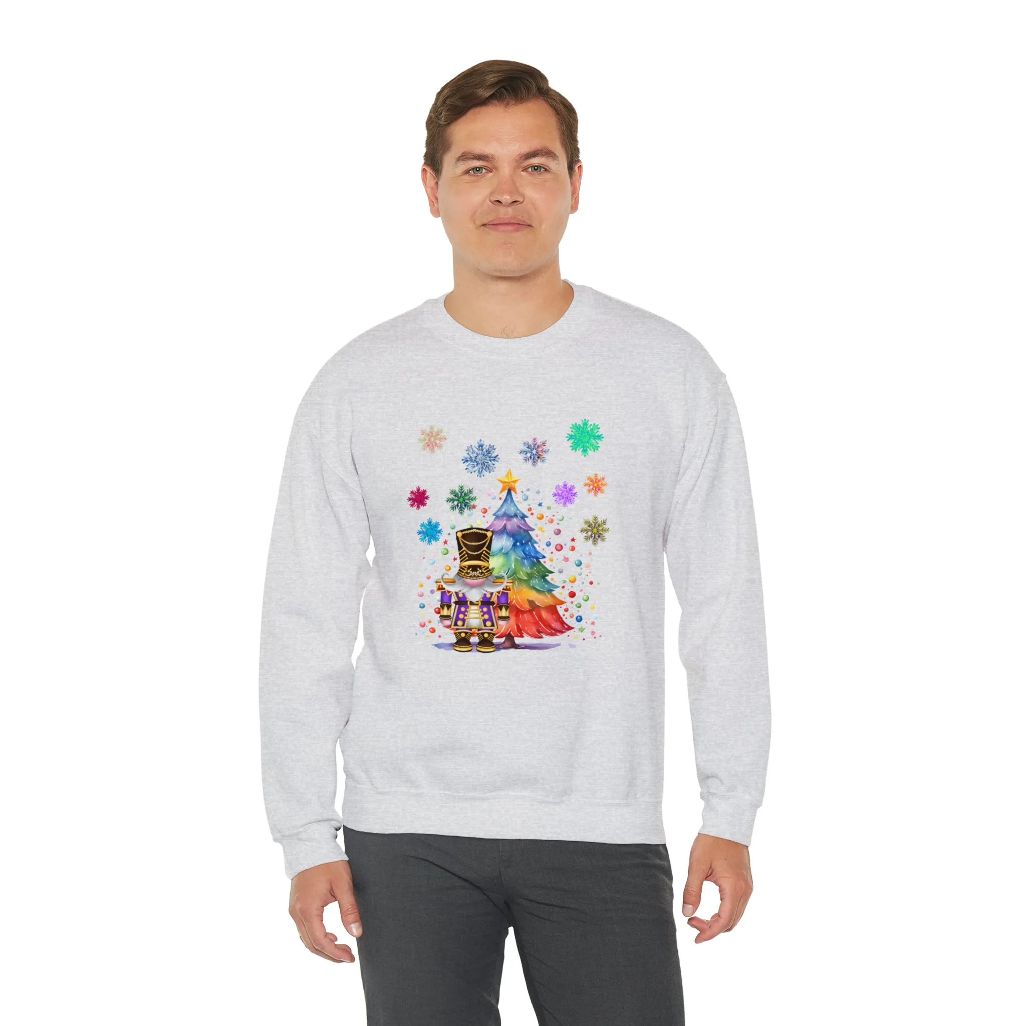 Gnome Nutcracker Unisex Heavy Blend™ Crewneck Sweatshirt