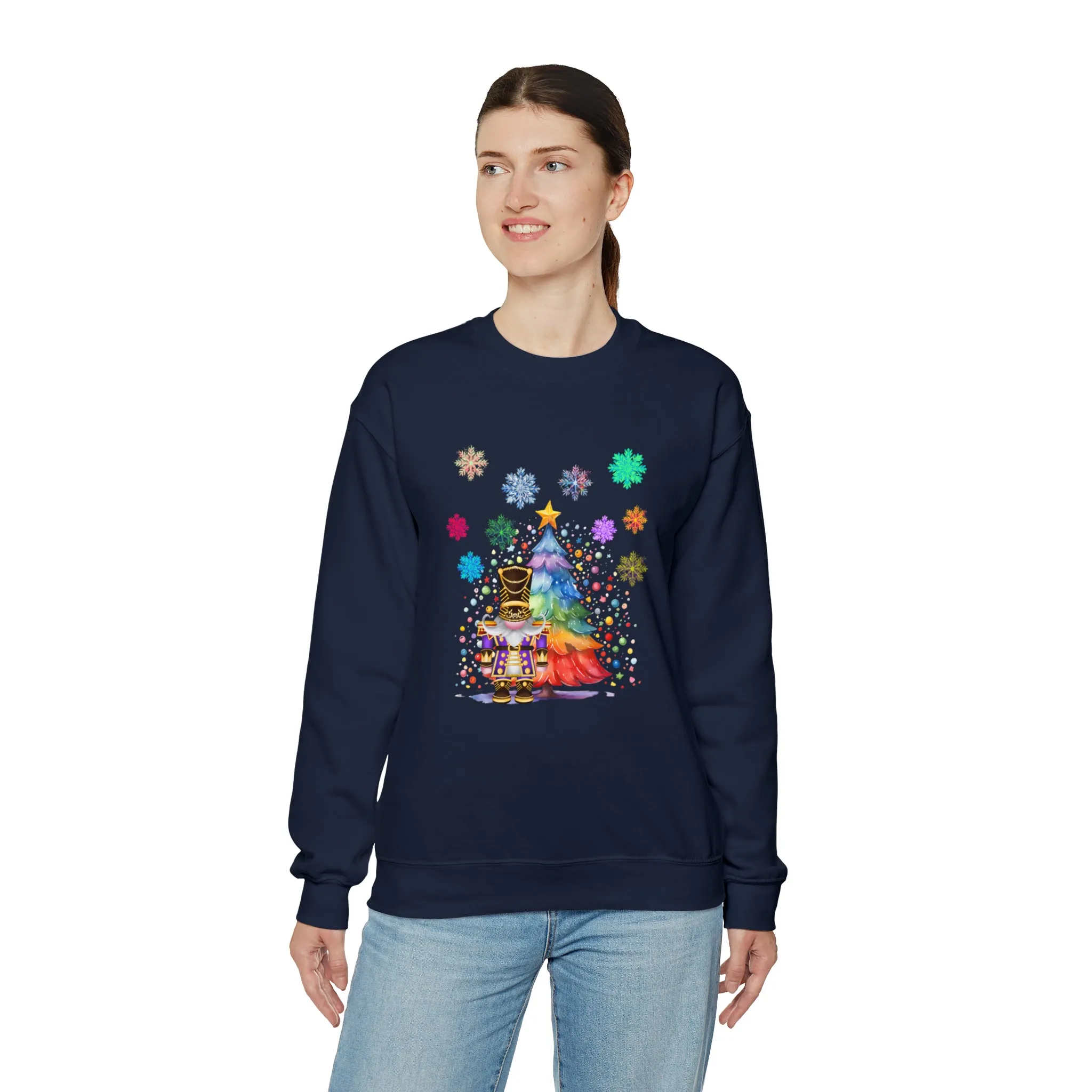 Gnome Nutcracker Unisex Heavy Blend™ Crewneck Sweatshirt