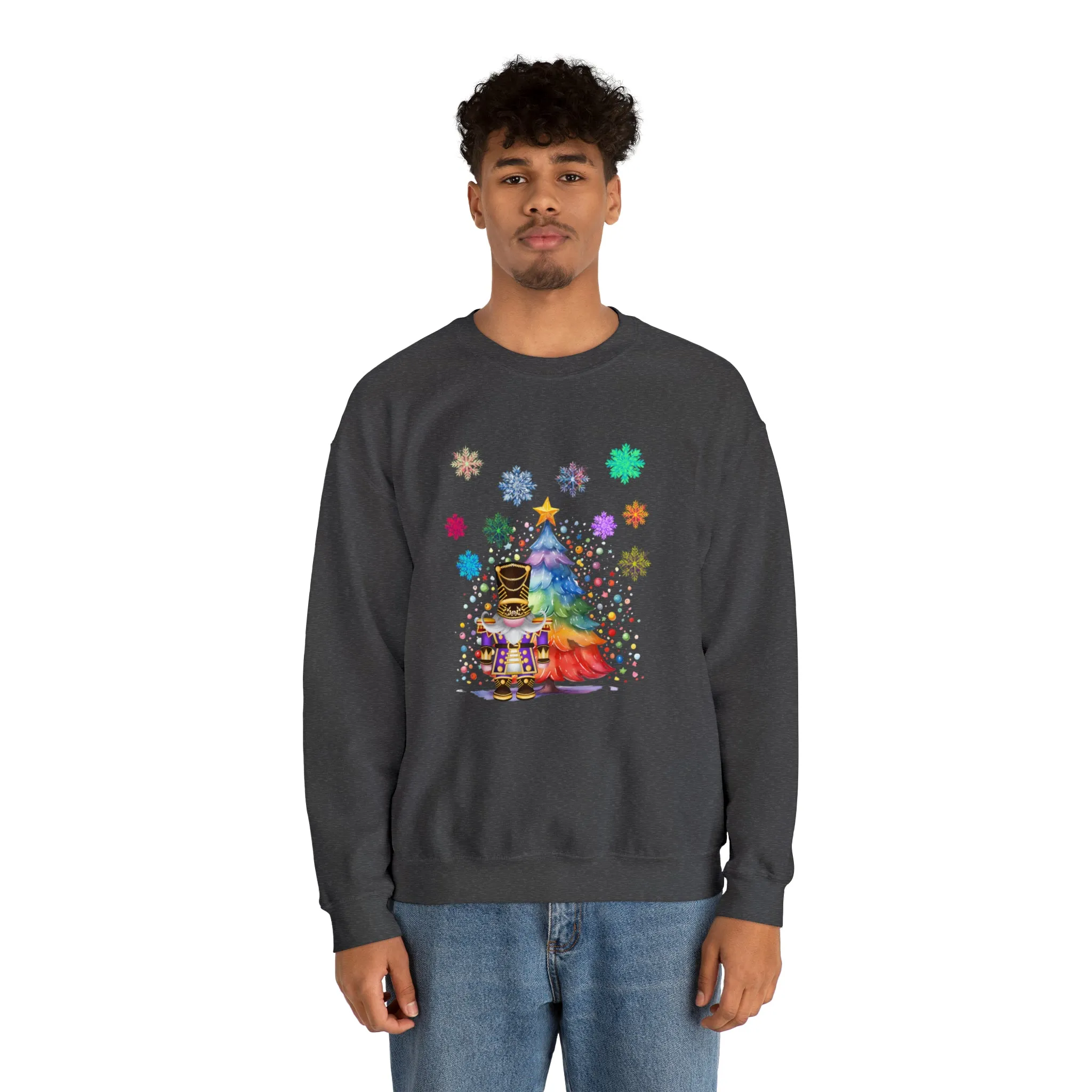 Gnome Nutcracker Unisex Heavy Blend™ Crewneck Sweatshirt