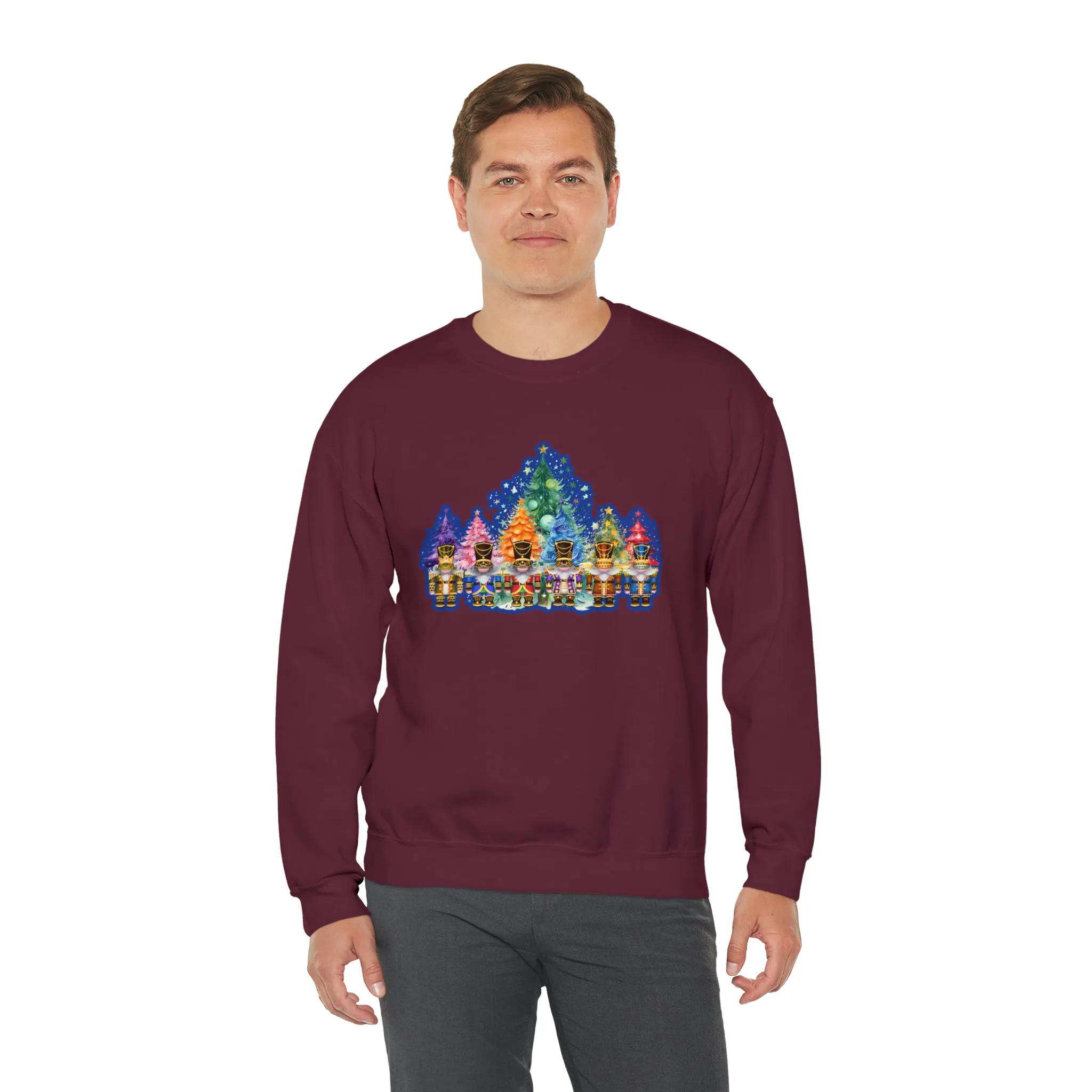 Gnome Nutcracker Unisex Heavy Blend™ Crewneck Sweatshirt