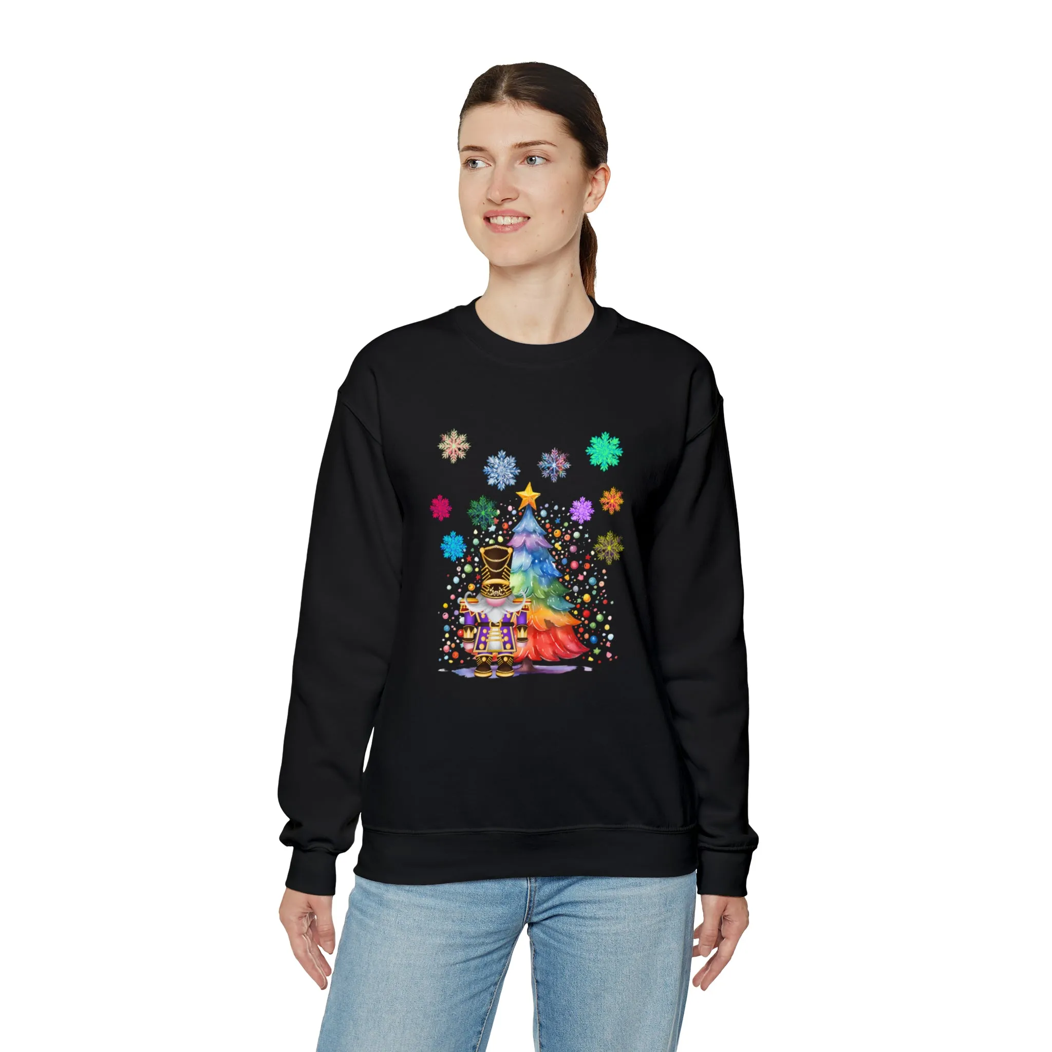 Gnome Nutcracker Unisex Heavy Blend™ Crewneck Sweatshirt