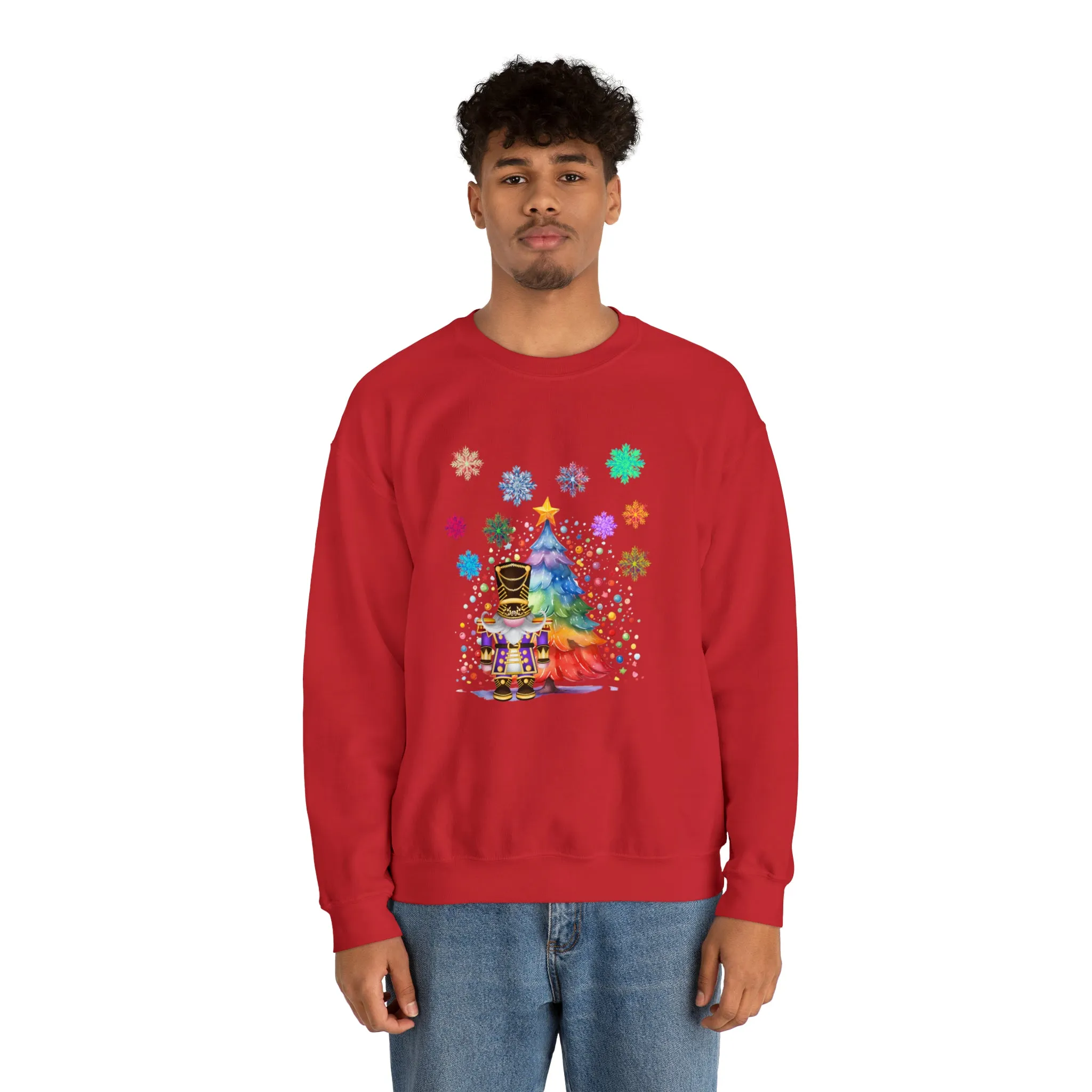 Gnome Nutcracker Unisex Heavy Blend™ Crewneck Sweatshirt