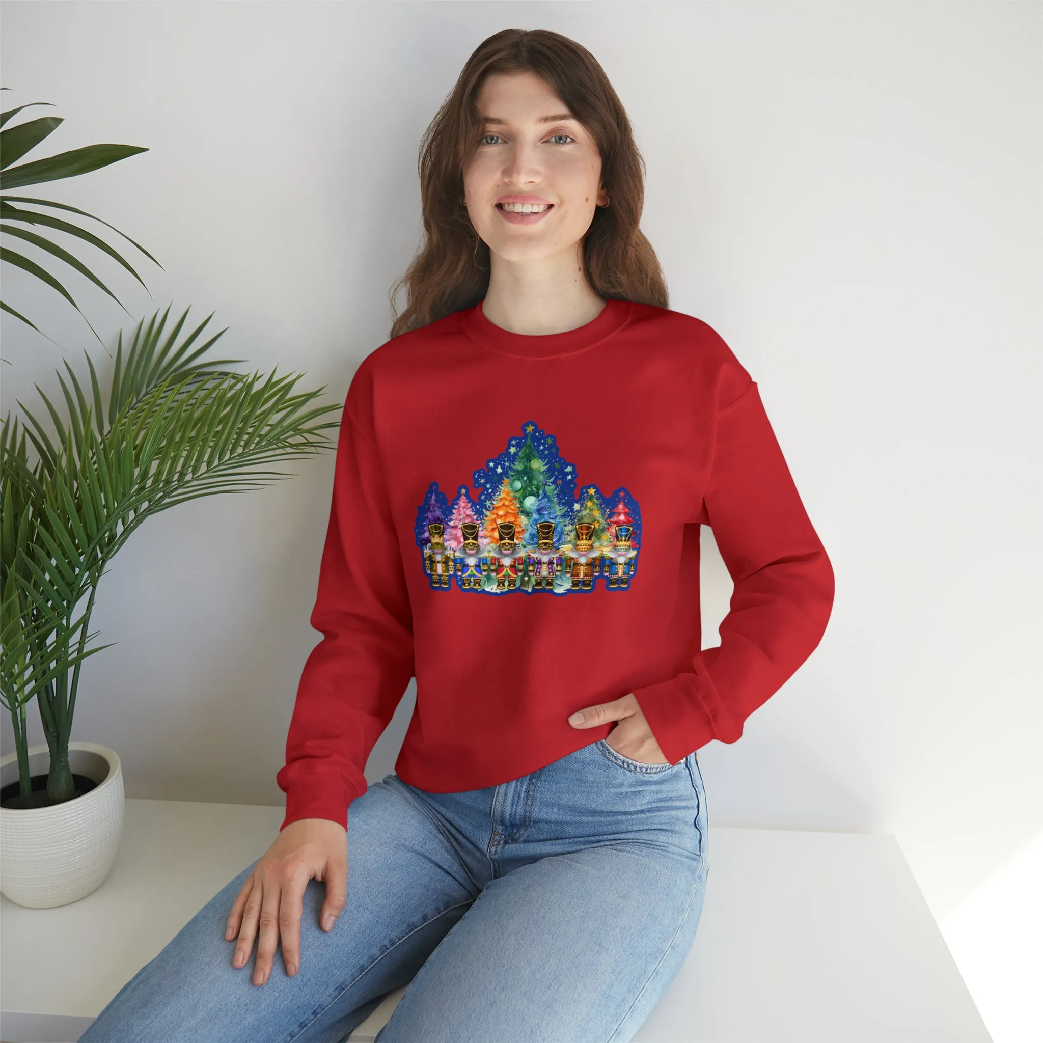 Gnome Nutcracker Unisex Heavy Blend™ Crewneck Sweatshirt