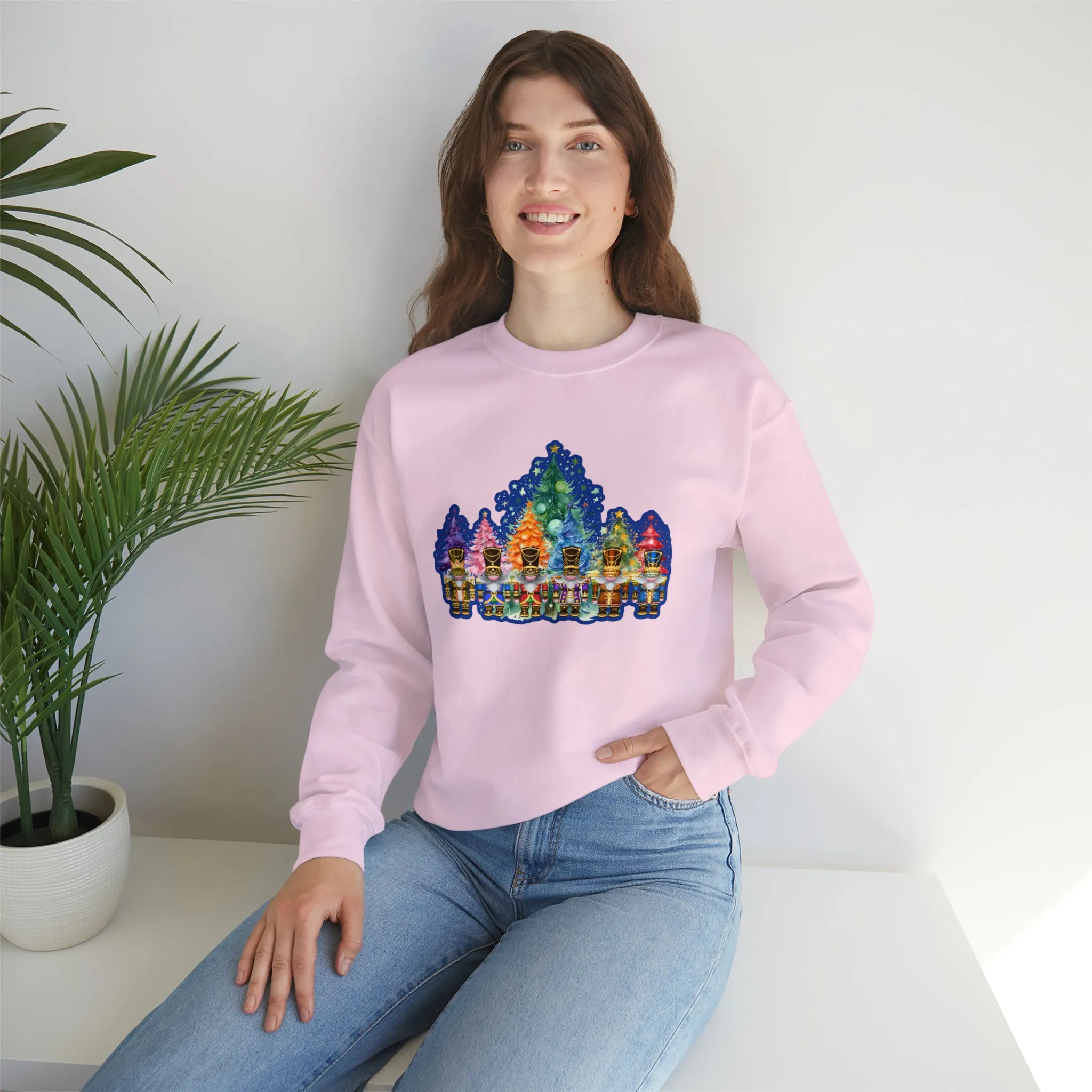 Gnome Nutcracker Unisex Heavy Blend™ Crewneck Sweatshirt