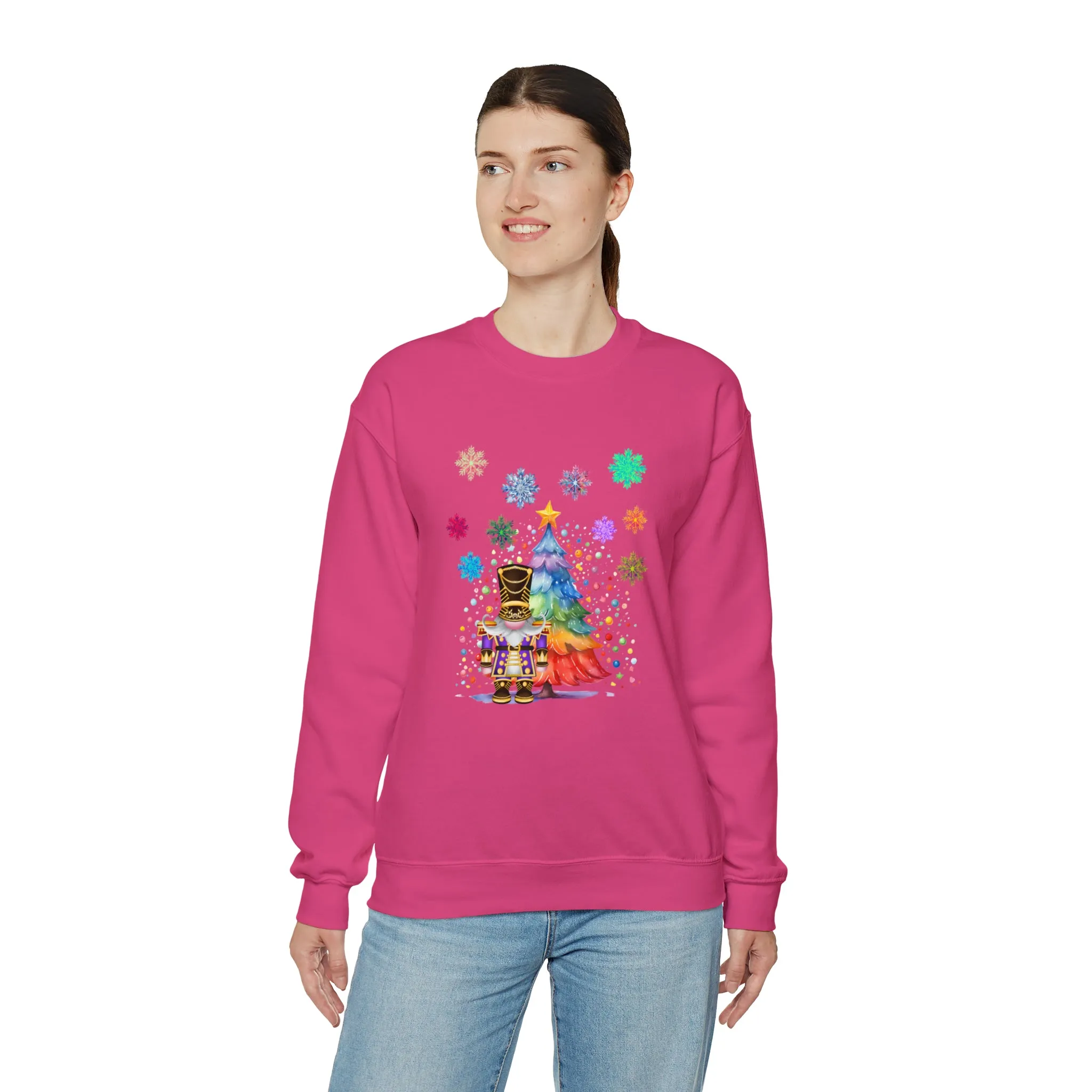 Gnome Nutcracker Unisex Heavy Blend™ Crewneck Sweatshirt