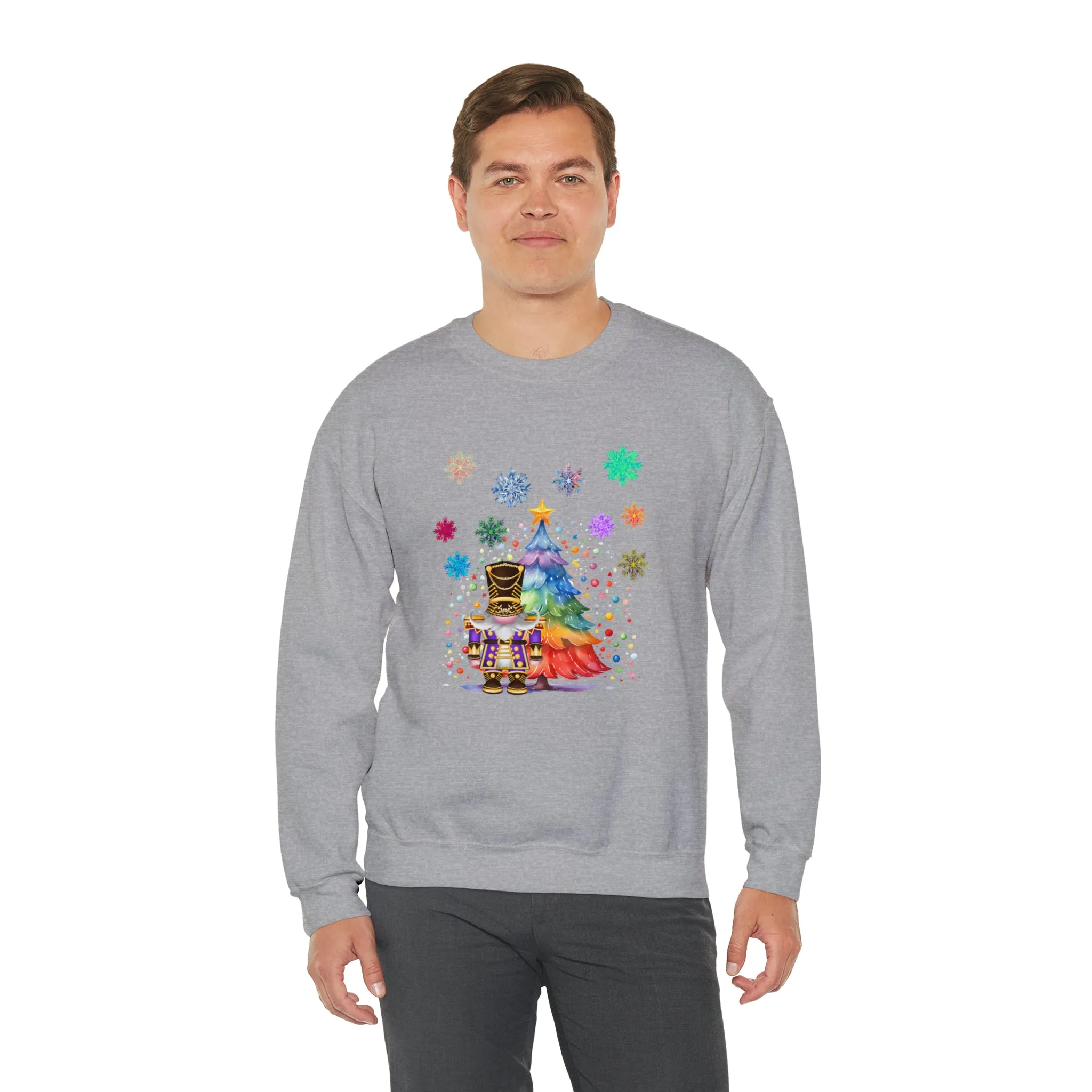 Gnome Nutcracker Unisex Heavy Blend™ Crewneck Sweatshirt