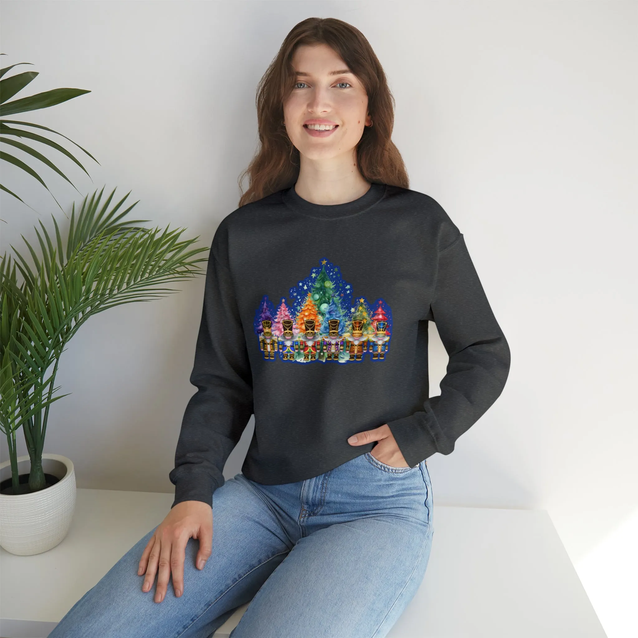 Gnome Nutcracker Unisex Heavy Blend™ Crewneck Sweatshirt