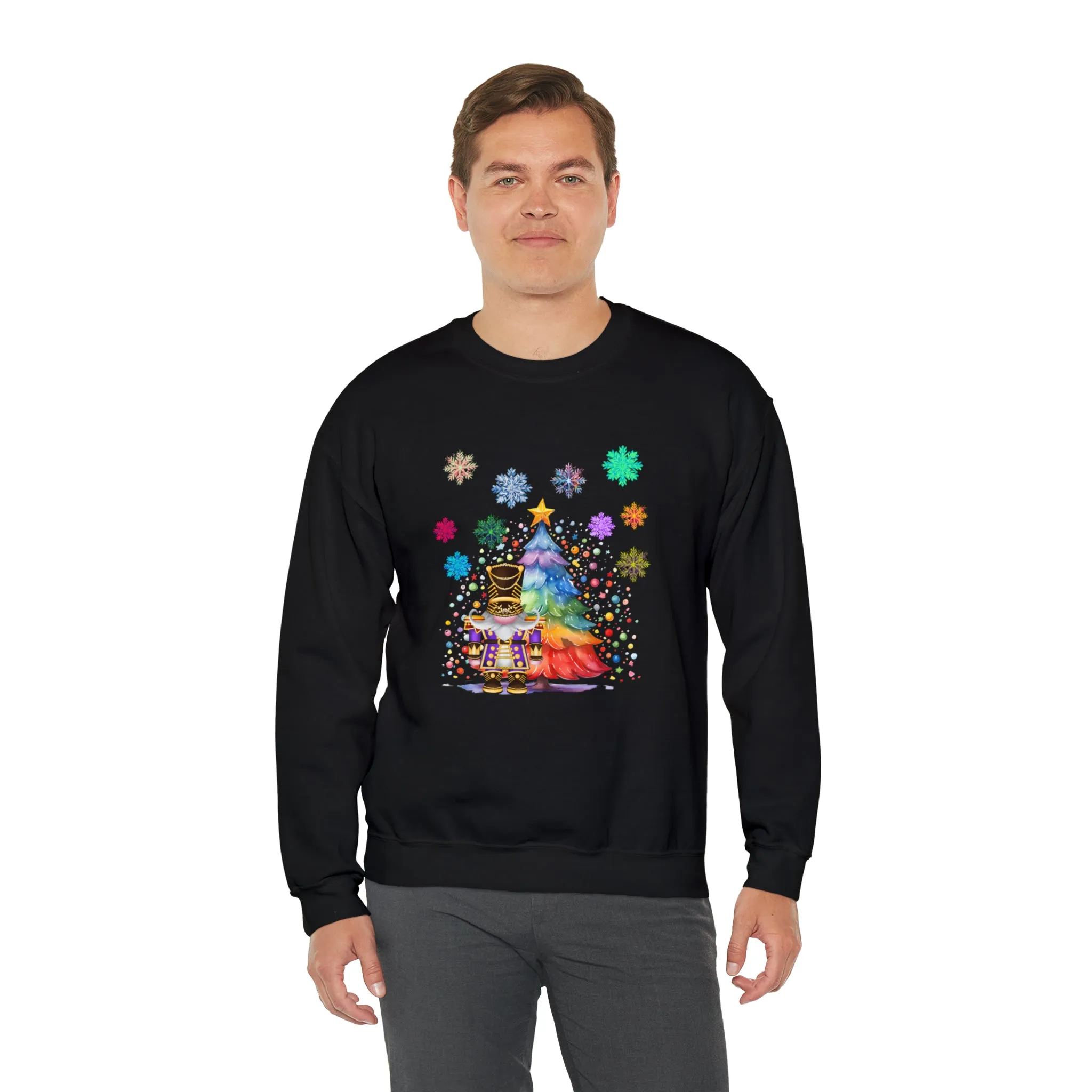 Gnome Nutcracker Unisex Heavy Blend™ Crewneck Sweatshirt