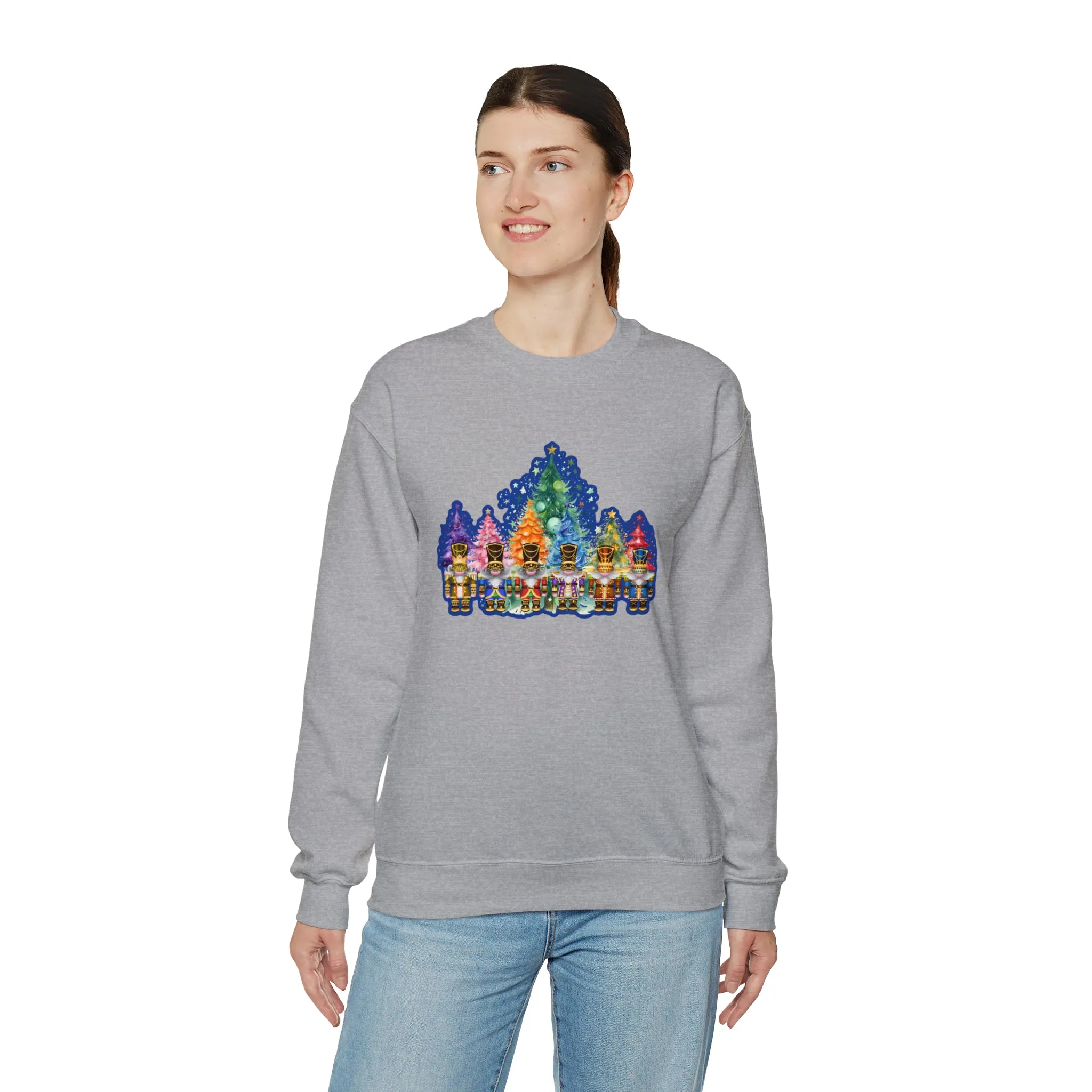 Gnome Nutcracker Unisex Heavy Blend™ Crewneck Sweatshirt