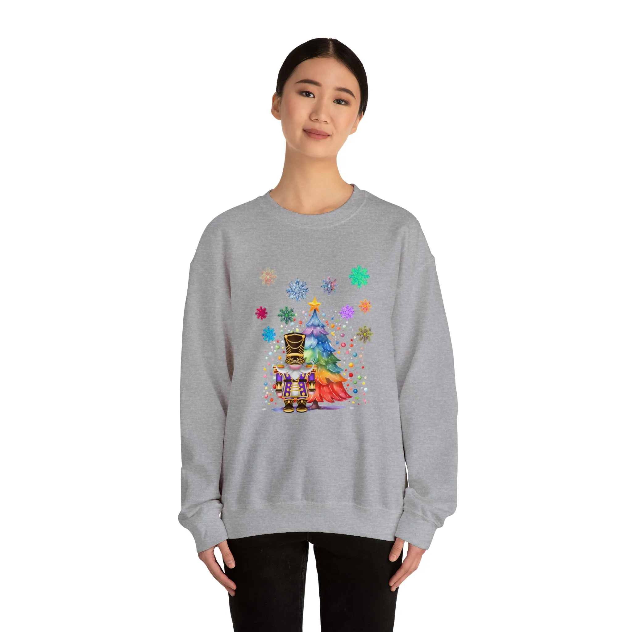 Gnome Nutcracker Unisex Heavy Blend™ Crewneck Sweatshirt