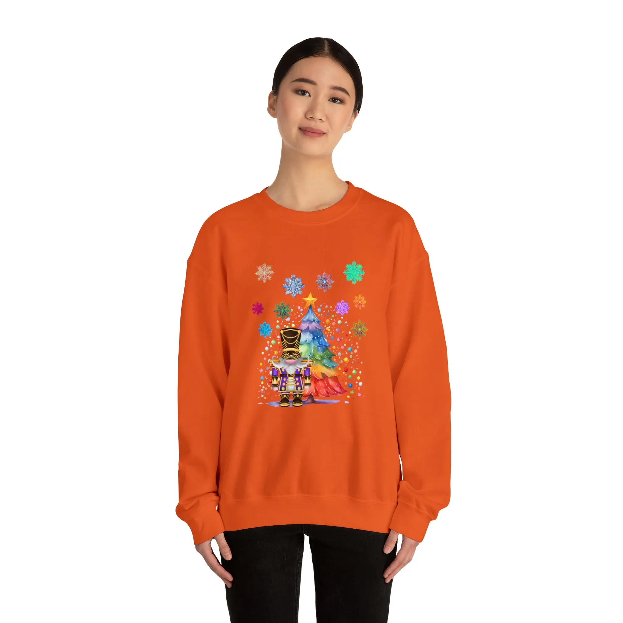 Gnome Nutcracker Unisex Heavy Blend™ Crewneck Sweatshirt