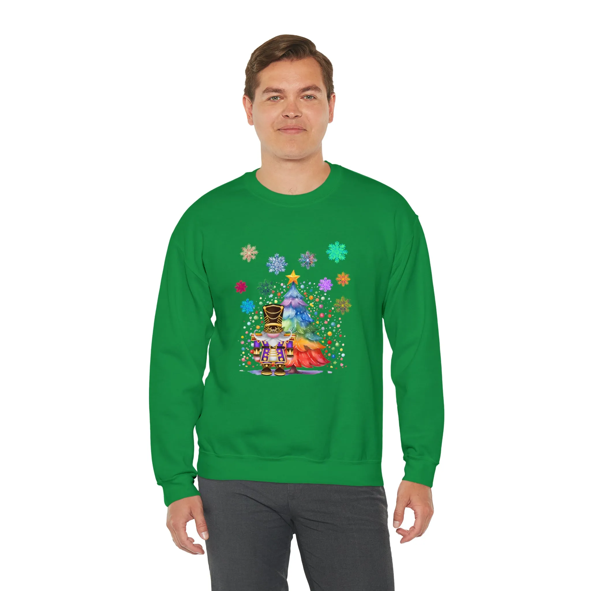 Gnome Nutcracker Unisex Heavy Blend™ Crewneck Sweatshirt