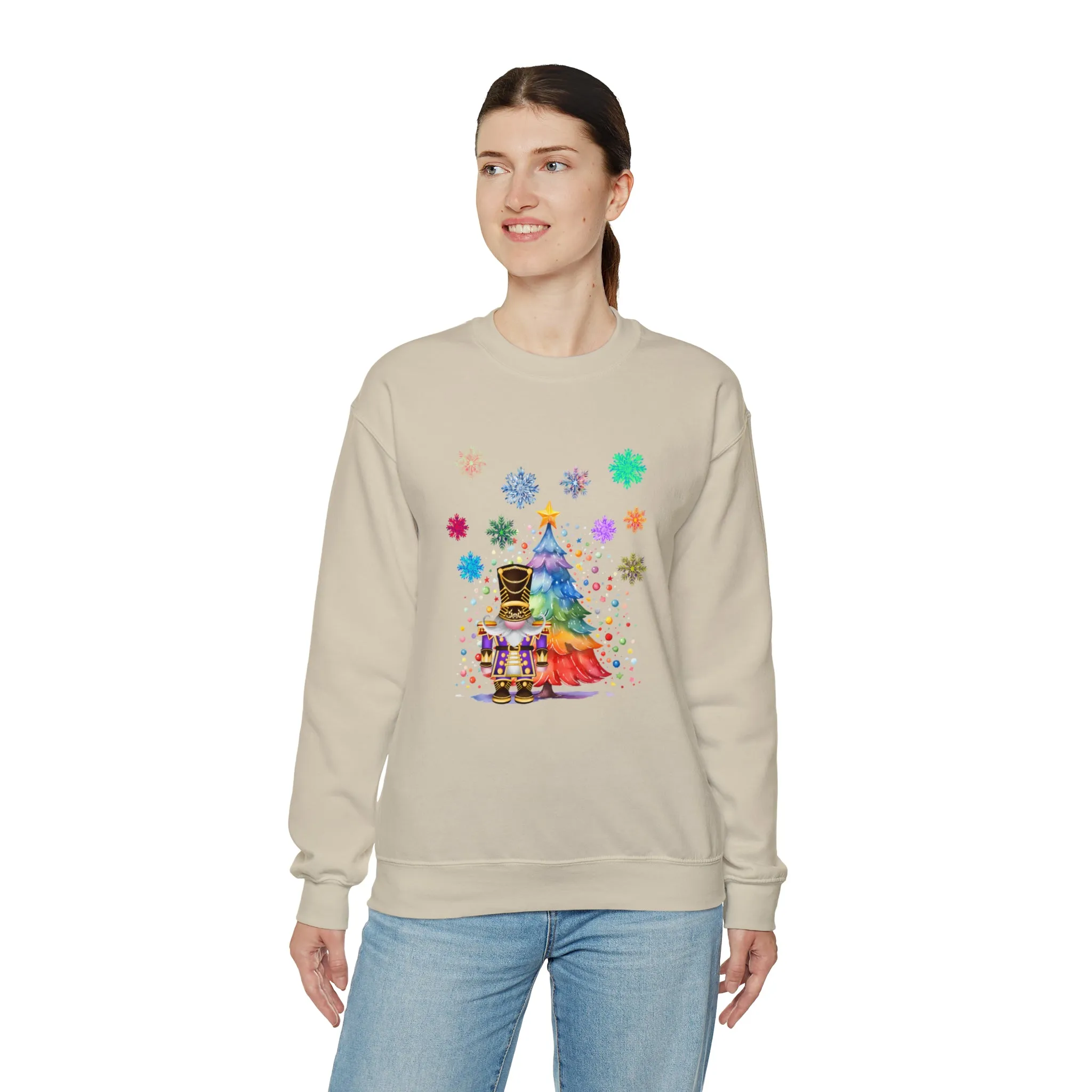 Gnome Nutcracker Unisex Heavy Blend™ Crewneck Sweatshirt