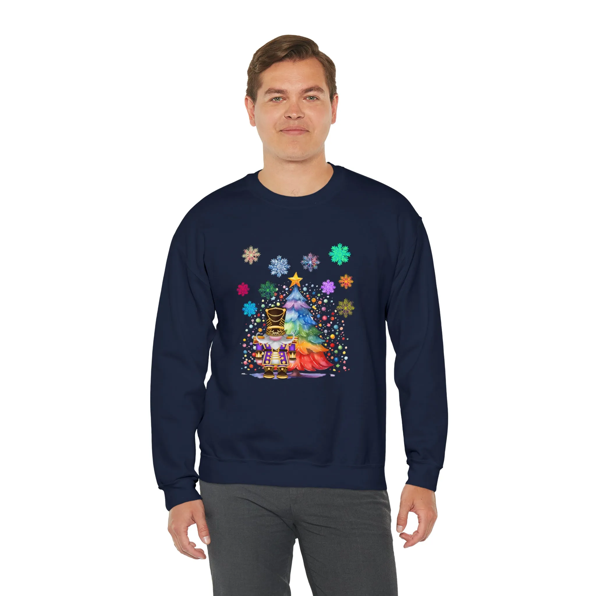 Gnome Nutcracker Unisex Heavy Blend™ Crewneck Sweatshirt