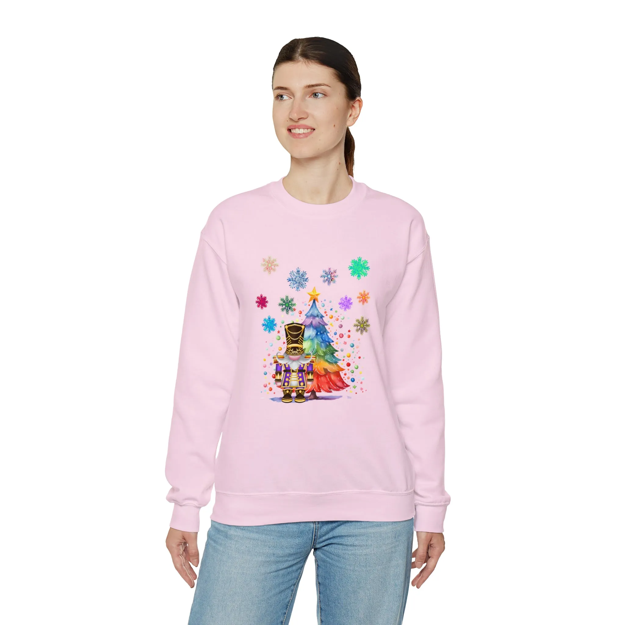 Gnome Nutcracker Unisex Heavy Blend™ Crewneck Sweatshirt