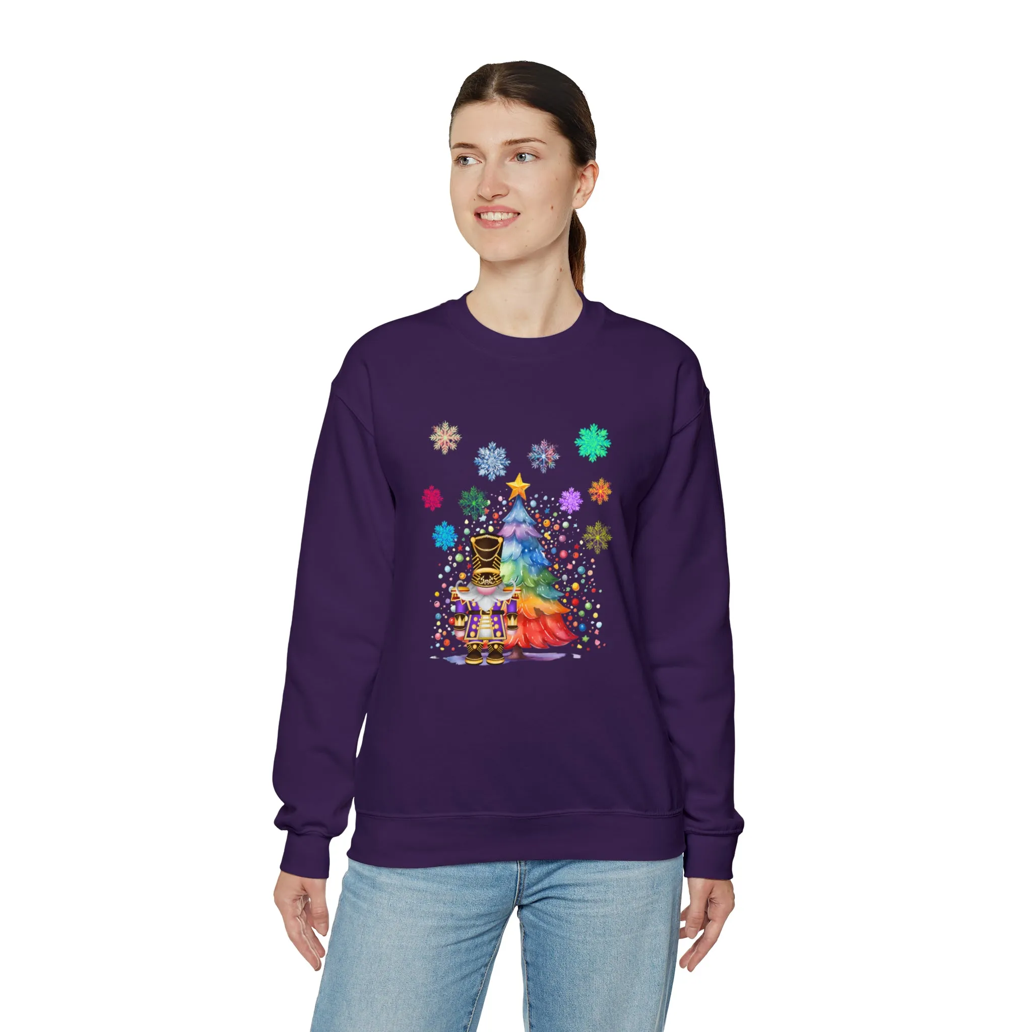 Gnome Nutcracker Unisex Heavy Blend™ Crewneck Sweatshirt