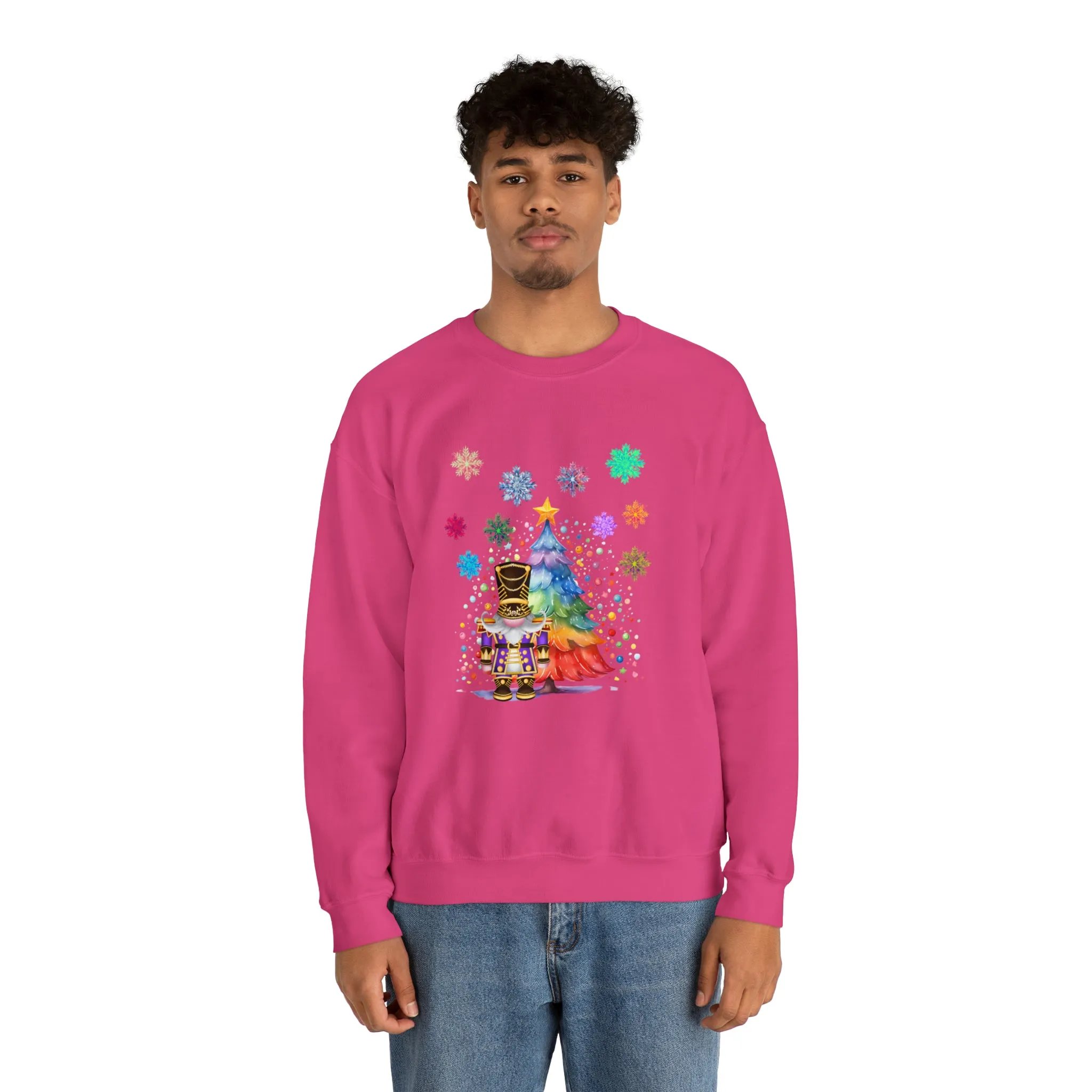 Gnome Nutcracker Unisex Heavy Blend™ Crewneck Sweatshirt