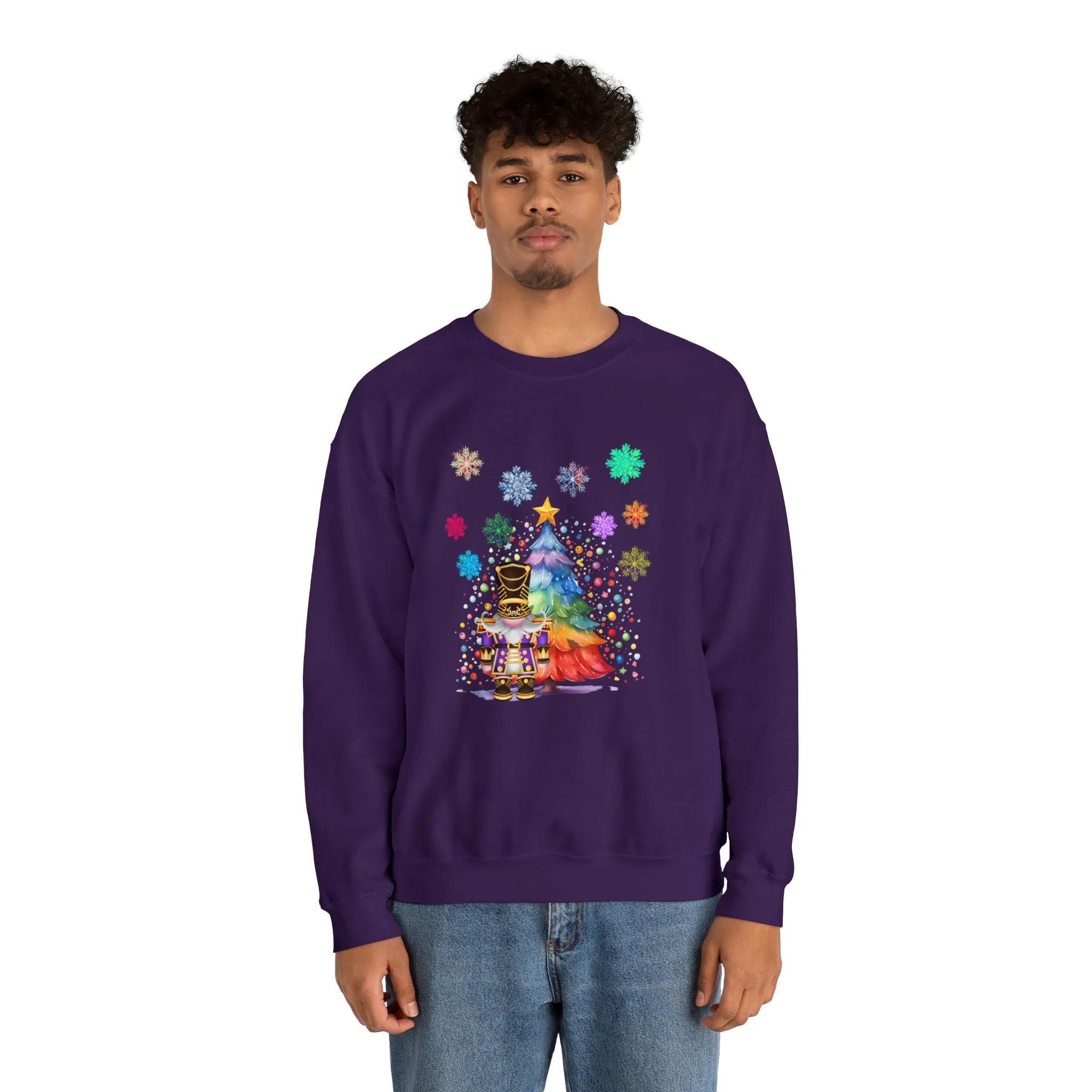 Gnome Nutcracker Unisex Heavy Blend™ Crewneck Sweatshirt