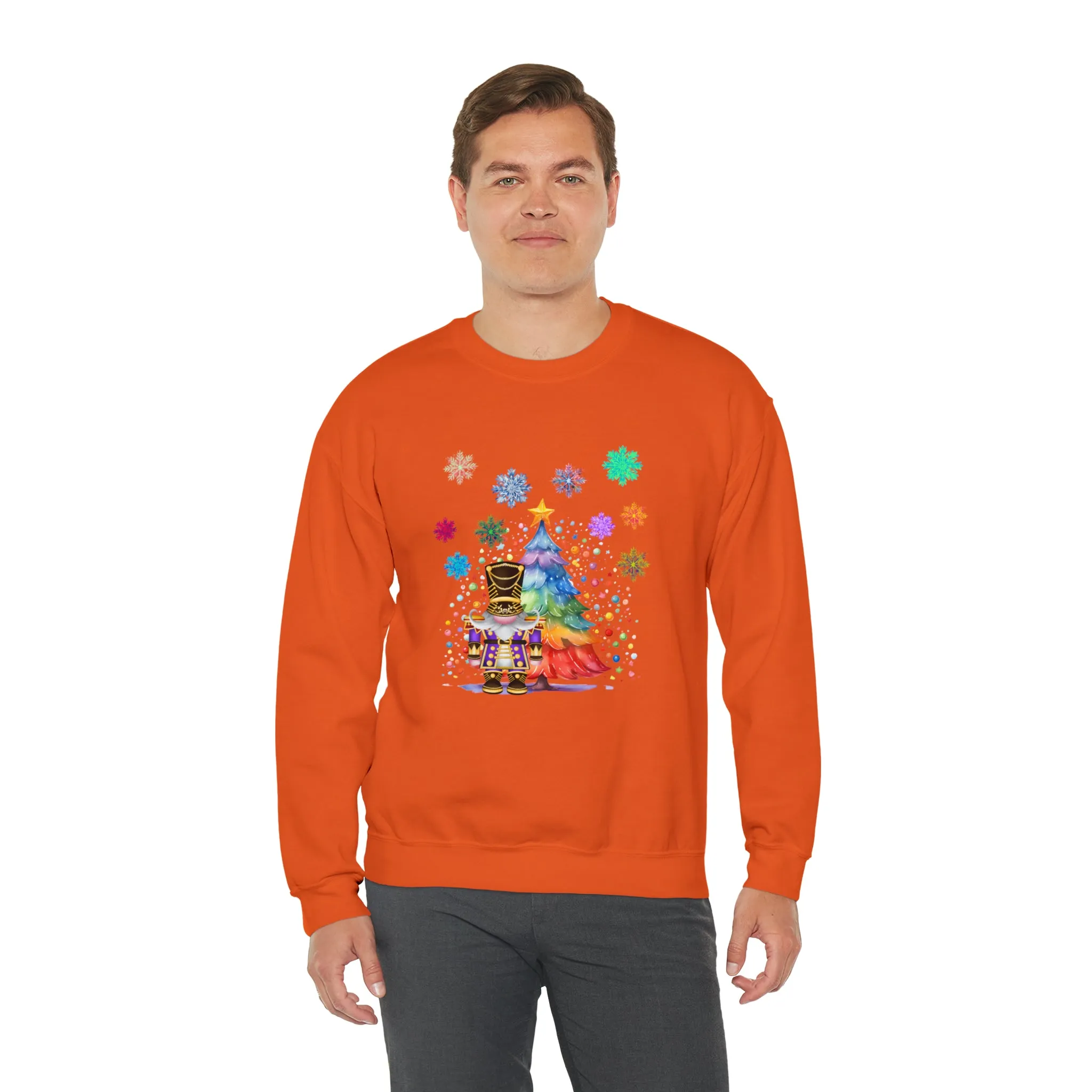 Gnome Nutcracker Unisex Heavy Blend™ Crewneck Sweatshirt