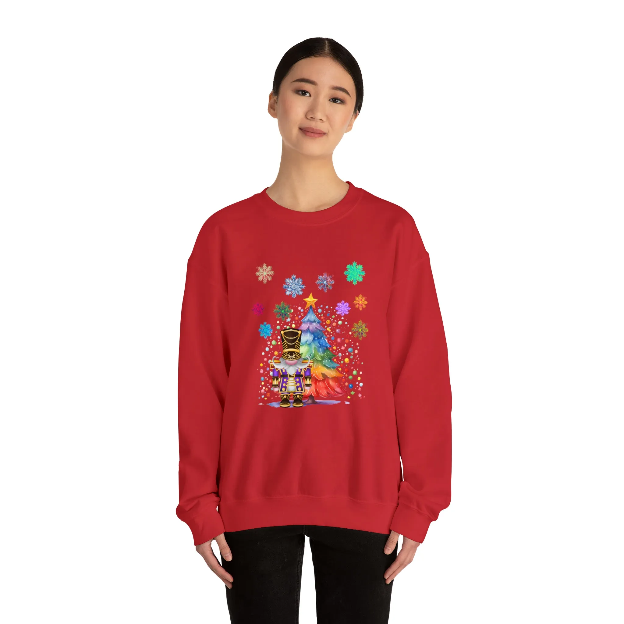 Gnome Nutcracker Unisex Heavy Blend™ Crewneck Sweatshirt