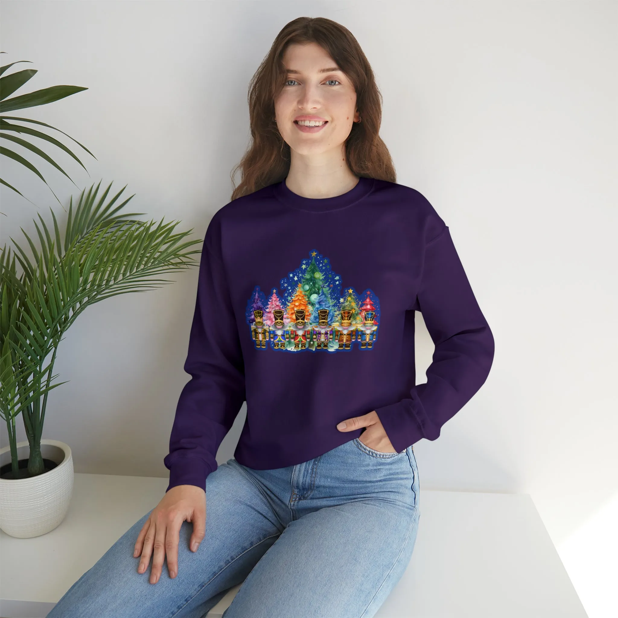 Gnome Nutcracker Unisex Heavy Blend™ Crewneck Sweatshirt