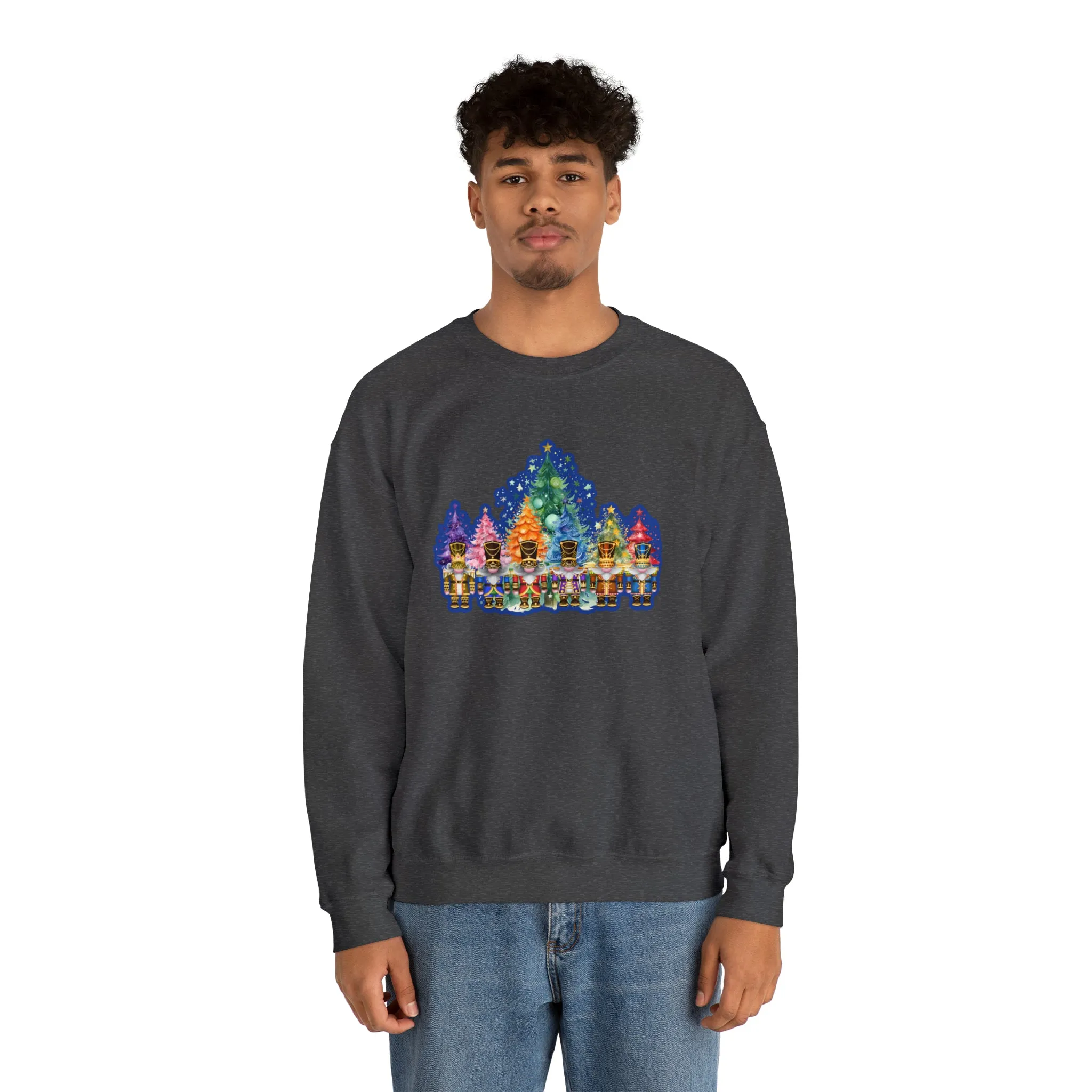 Gnome Nutcracker Unisex Heavy Blend™ Crewneck Sweatshirt