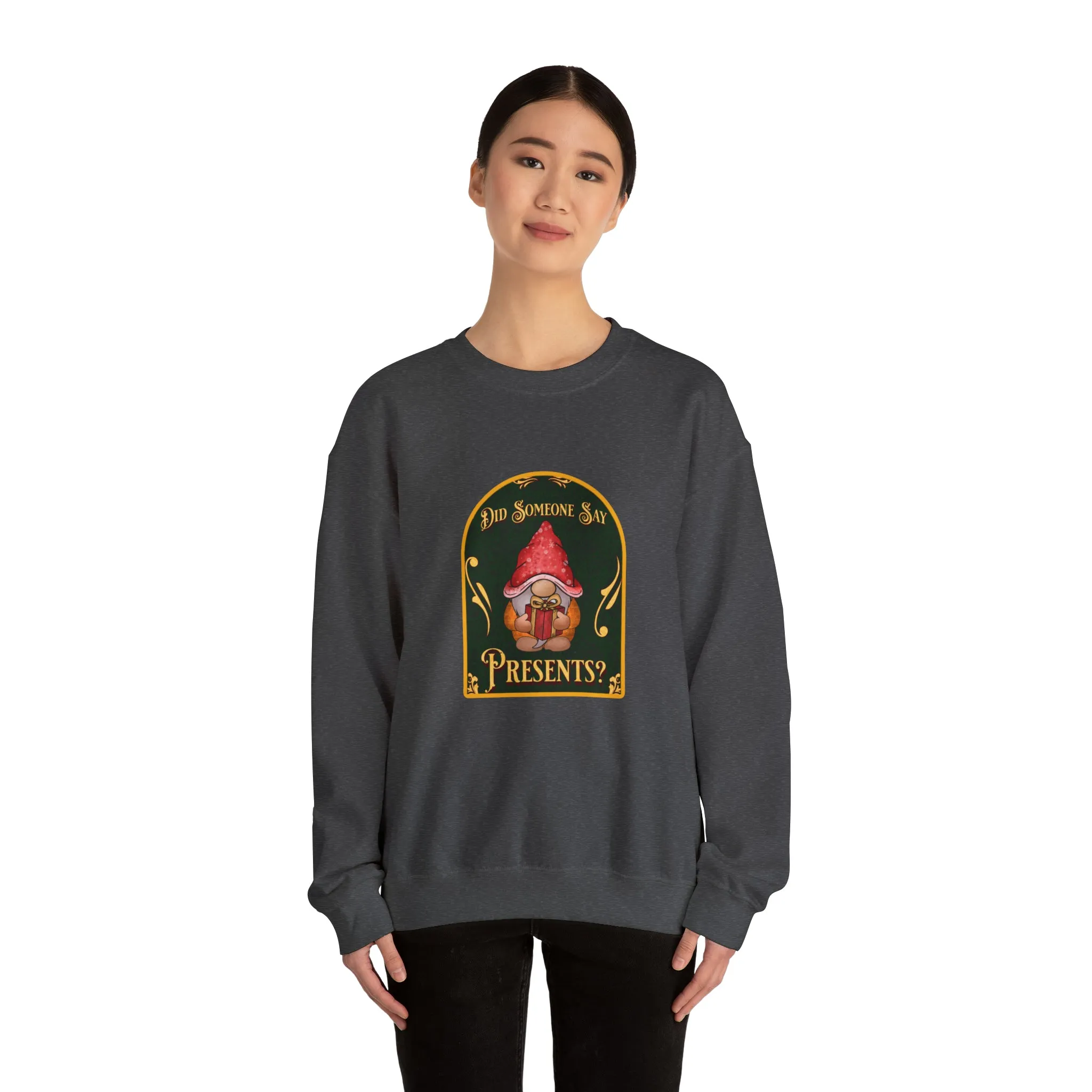 Gnome Presents Unisex Heavy Blend™ Crewneck Sweatshirt