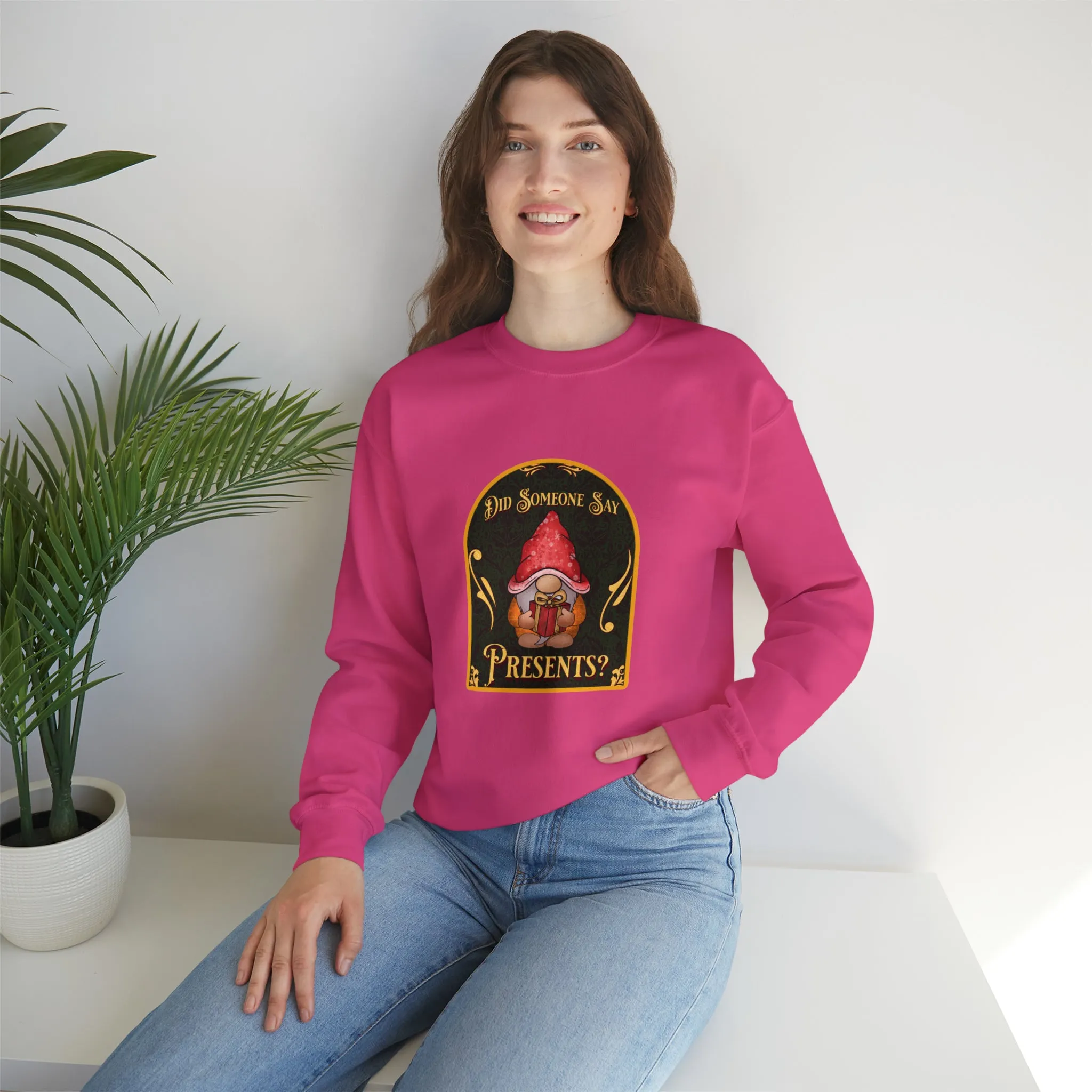 Gnome Presents Unisex Heavy Blend™ Crewneck Sweatshirt