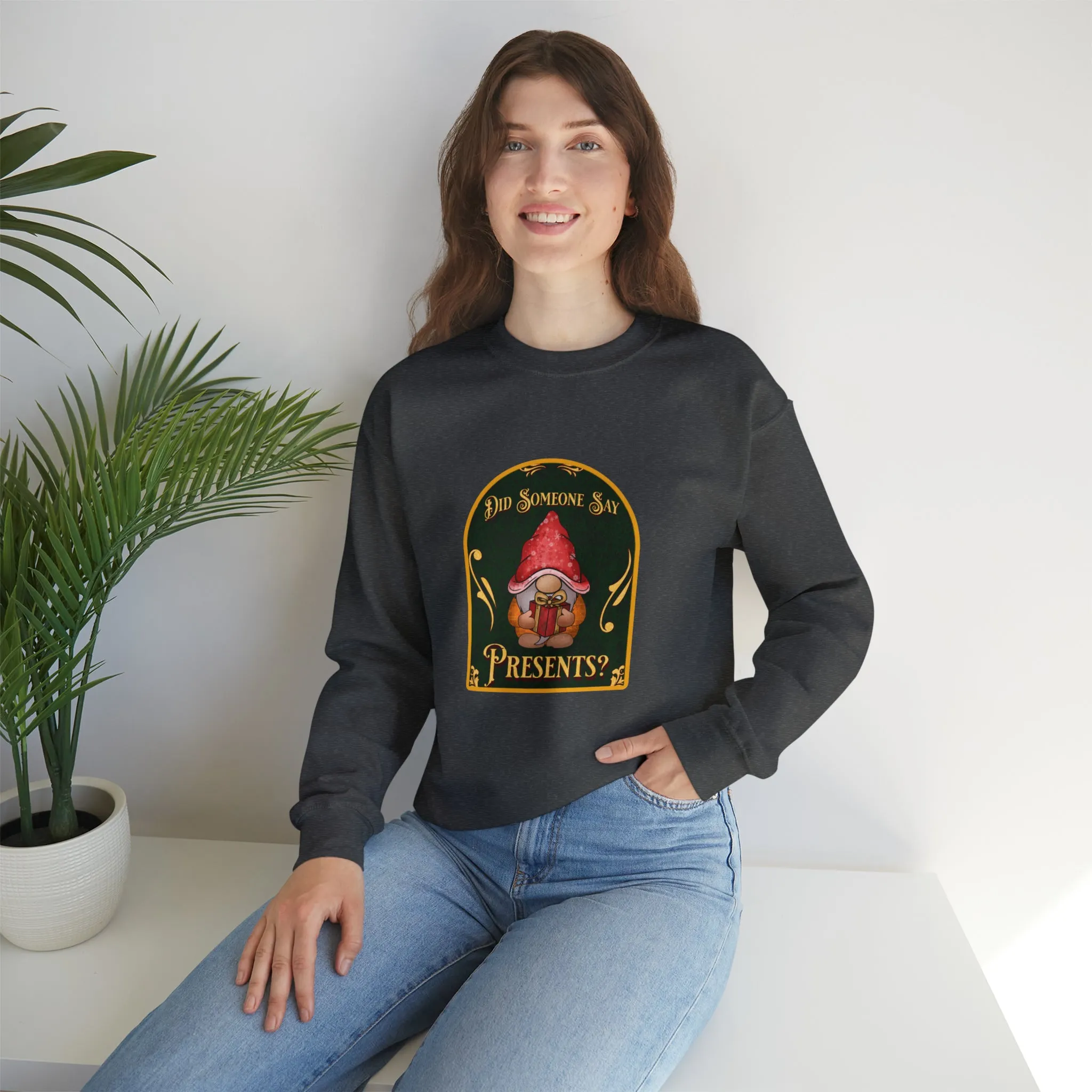 Gnome Presents Unisex Heavy Blend™ Crewneck Sweatshirt