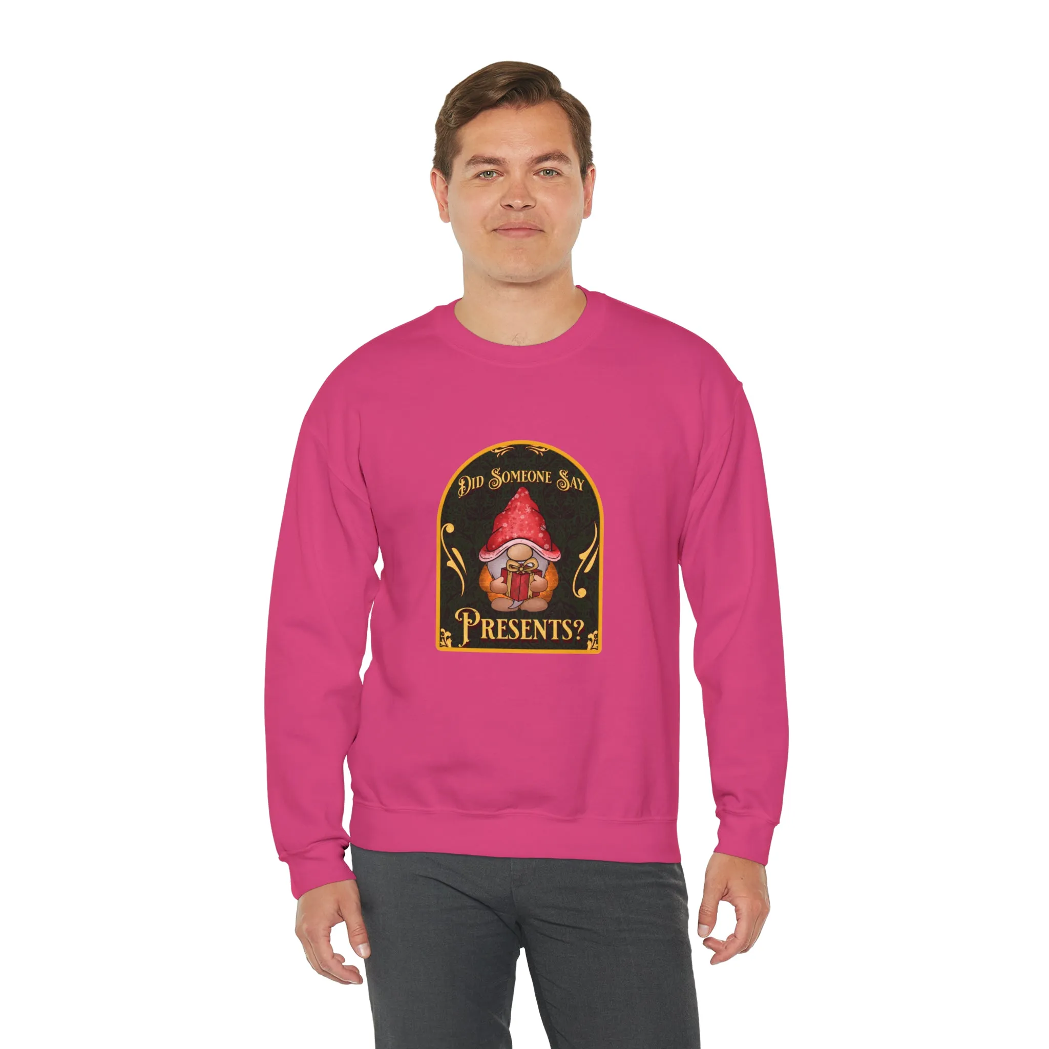 Gnome Presents Unisex Heavy Blend™ Crewneck Sweatshirt