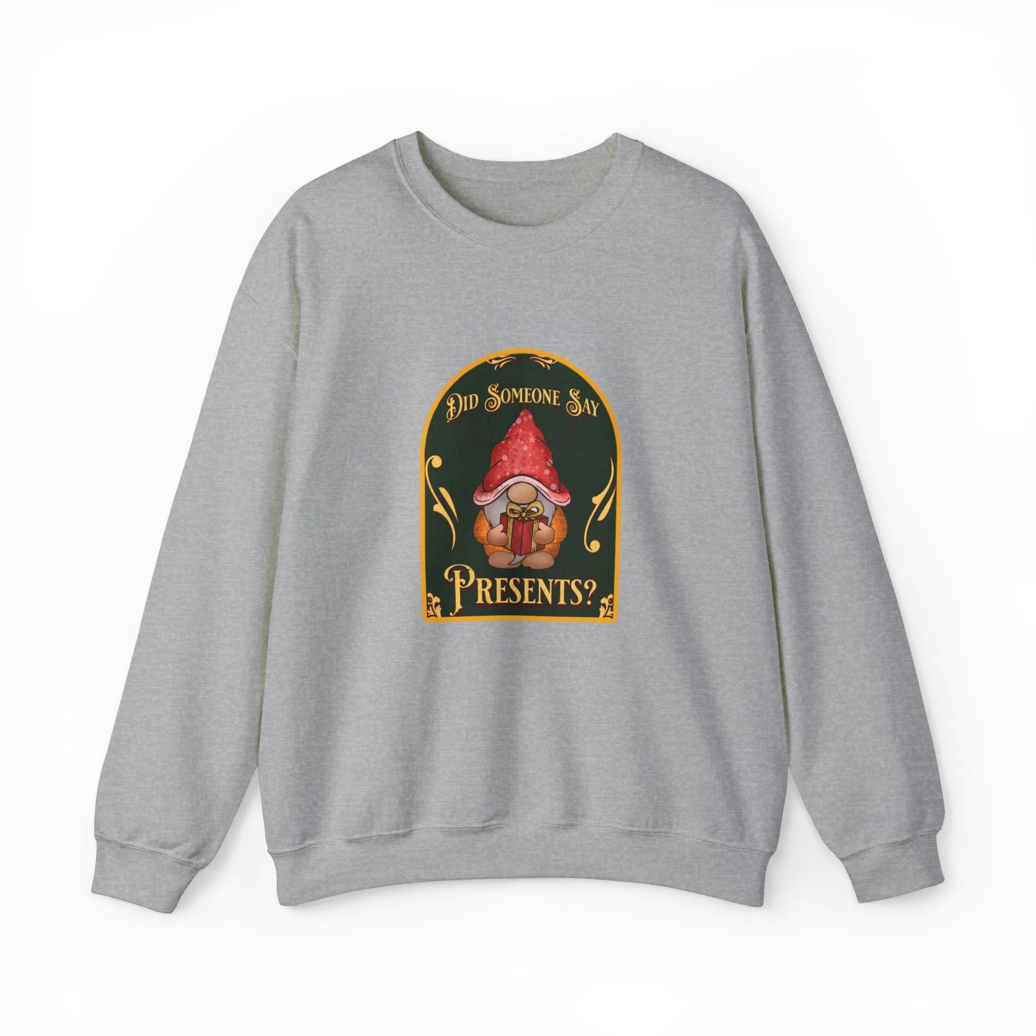 Gnome Presents Unisex Heavy Blend™ Crewneck Sweatshirt