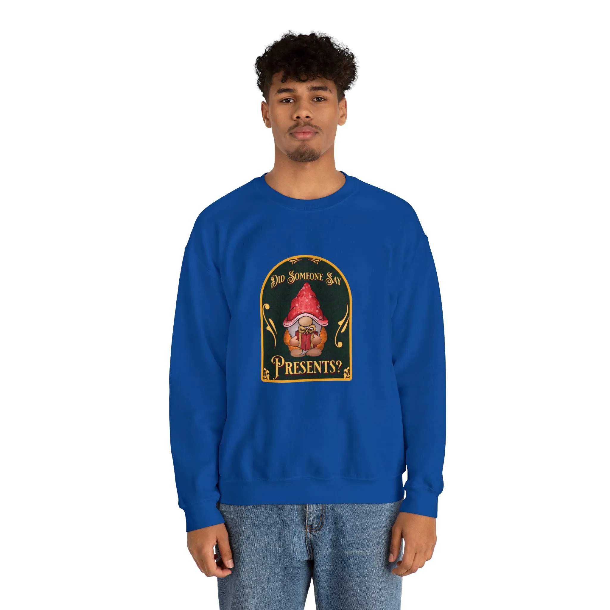 Gnome Presents Unisex Heavy Blend™ Crewneck Sweatshirt