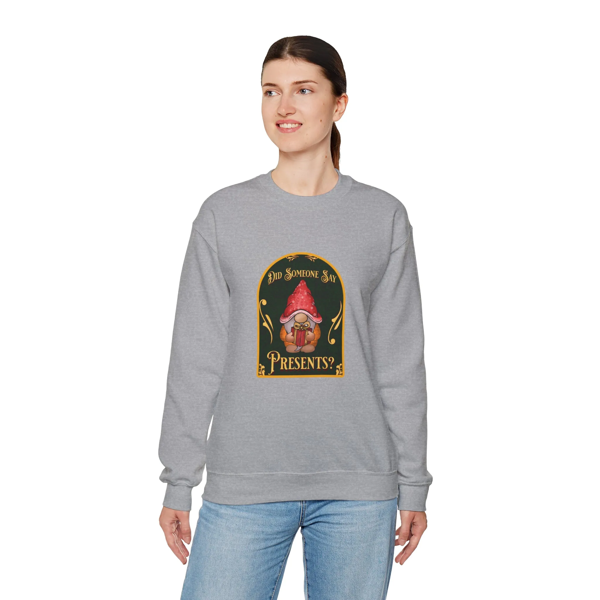 Gnome Presents Unisex Heavy Blend™ Crewneck Sweatshirt