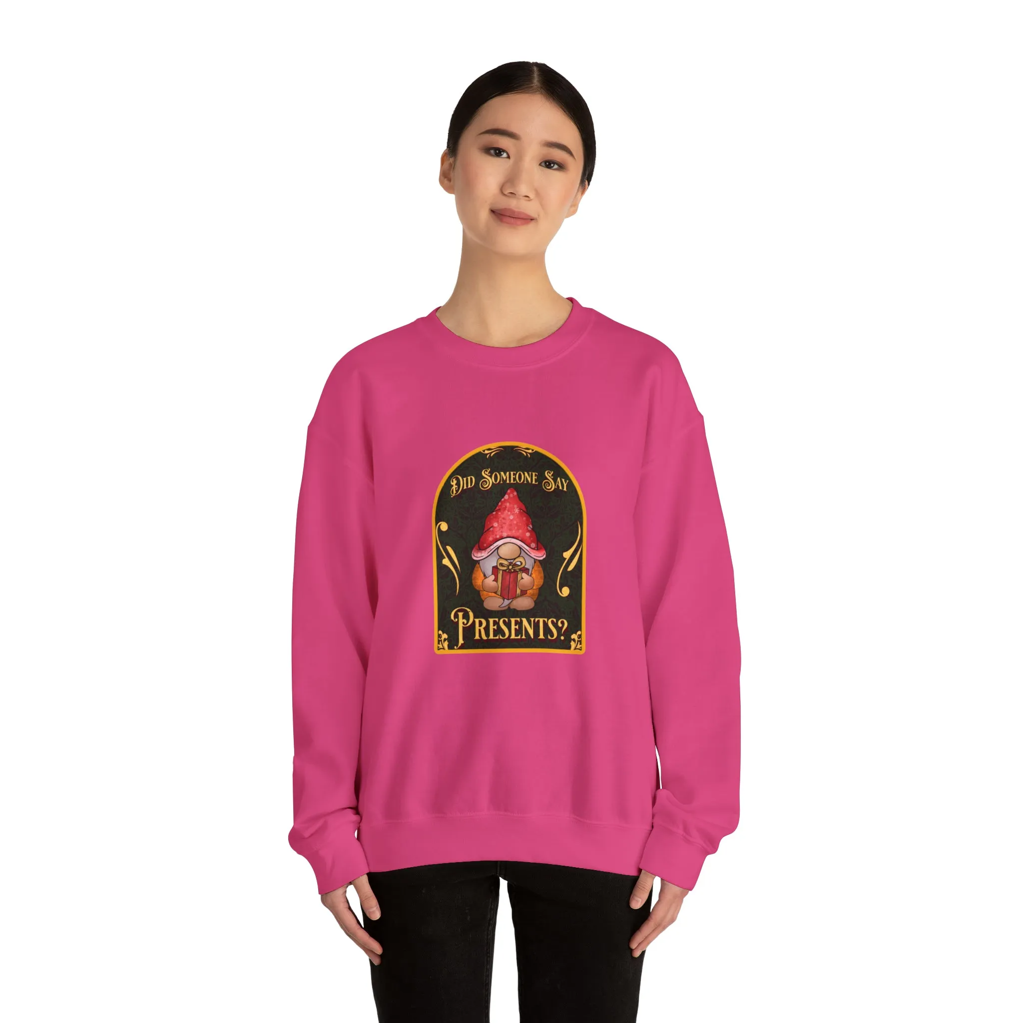 Gnome Presents Unisex Heavy Blend™ Crewneck Sweatshirt